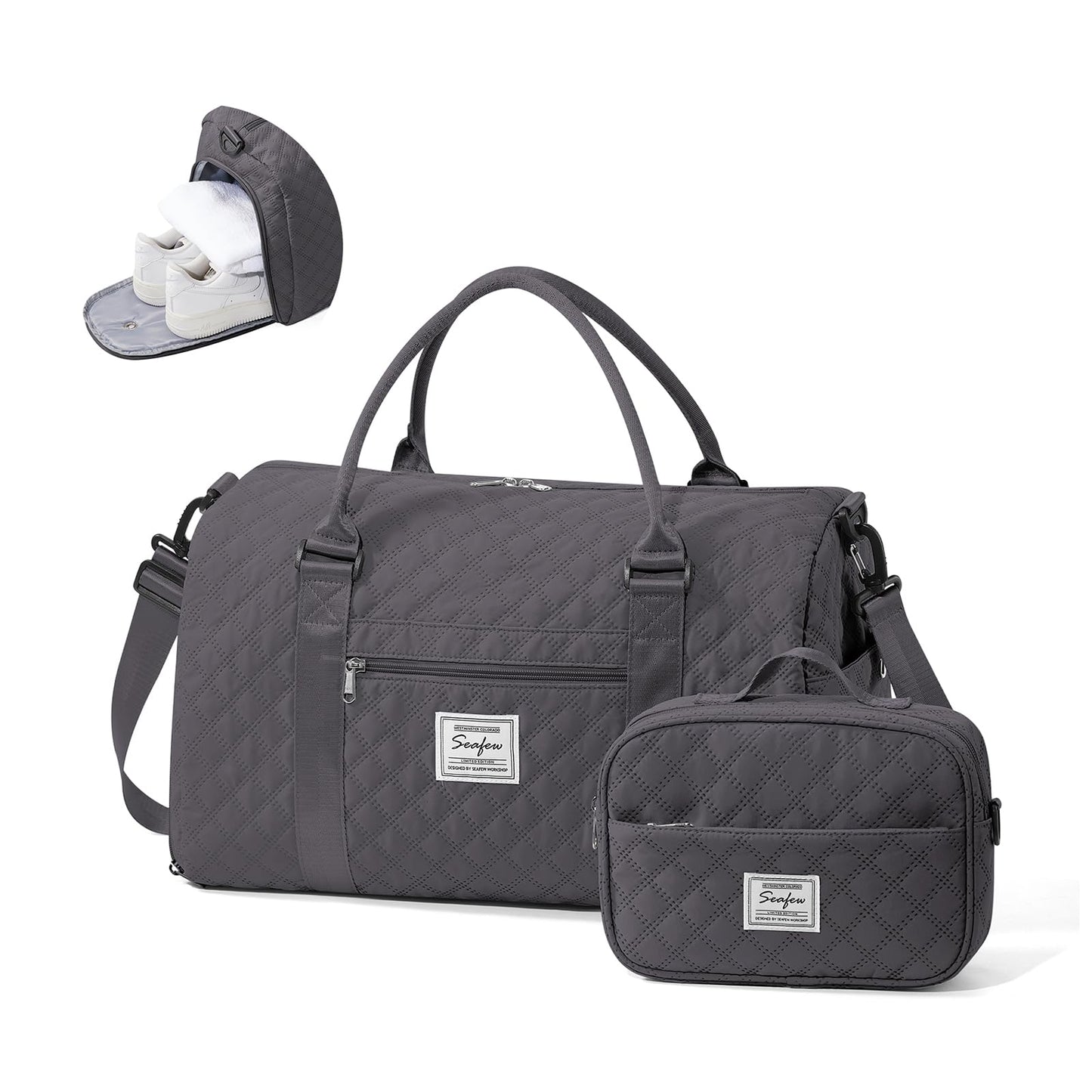 Gym Bag Womens,Travel Duffel Carry on Bag Sport Tote Bag Weekend Overnight Bag