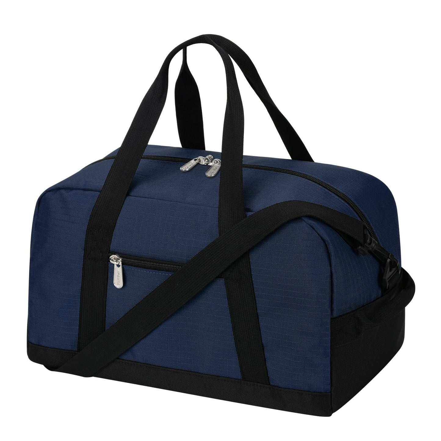 Small Gym Bag 14 inch lightweight Carry On Mini Duffel Bag for Travel Sport - Black