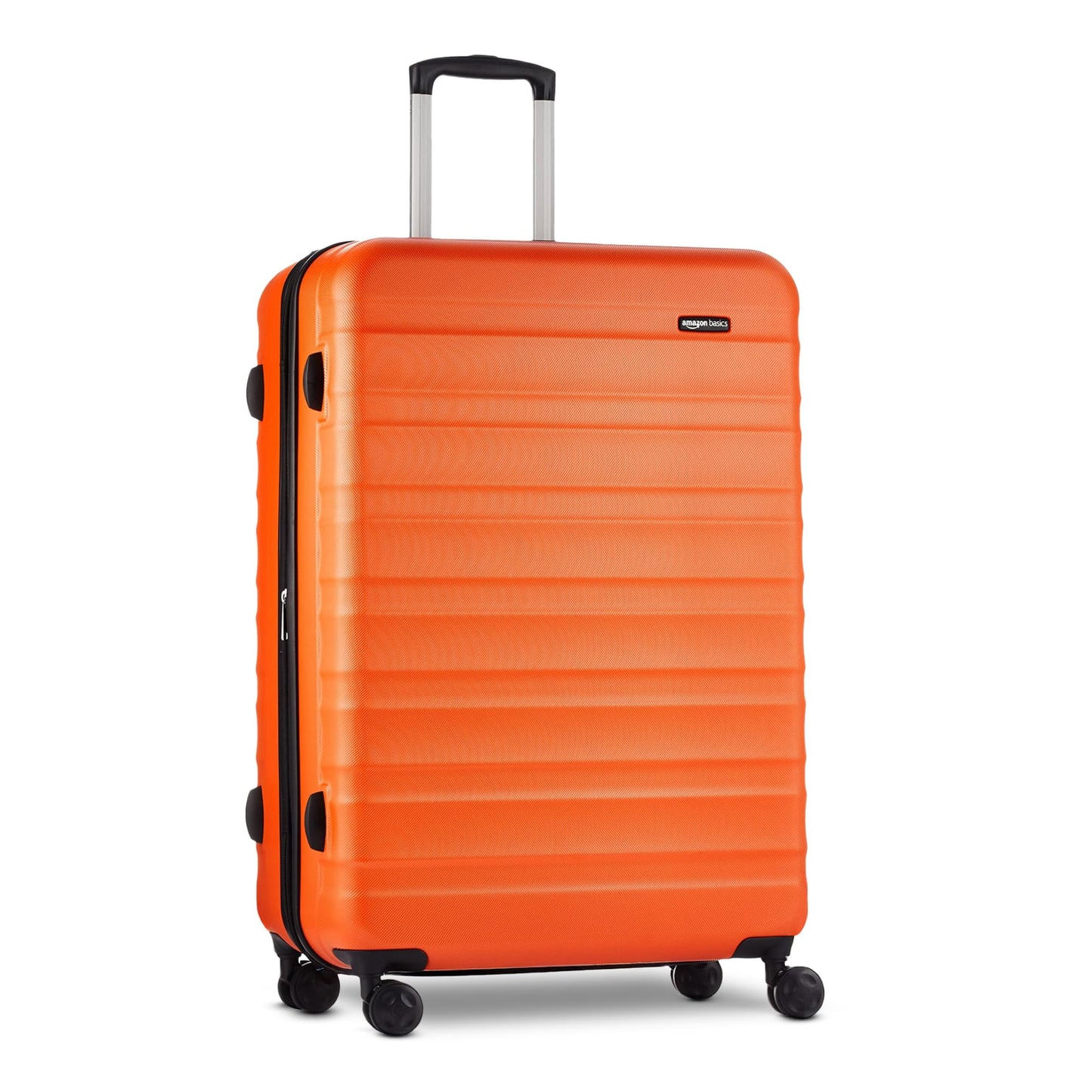Amazon Basics 3-Piece Set (21", 26", 30"), Hardshell Suitcases With Wheels, Expandable For Up to 25% More Space, With Scratch-Resistant Surface, Four Multi-directional Wheels, Navy Blue