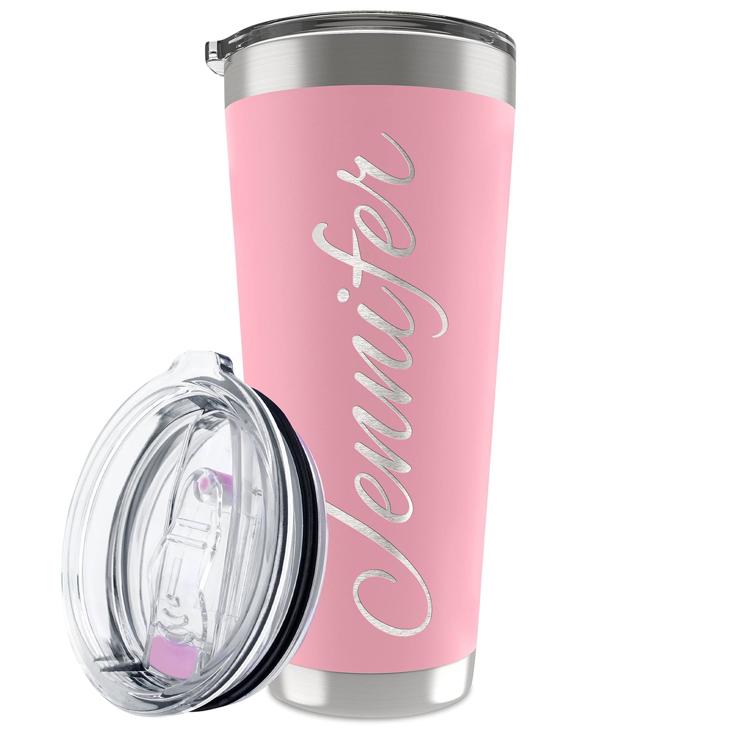 Be Burgundy Personalized Tumbler with Engraved Name - 12 Designs, 20 Oz Coffee Tumbler with Slider Lid, Teal, Double Wall Insulated Tumbler- Gift for Women, Mom, Personalized Gifts for Women