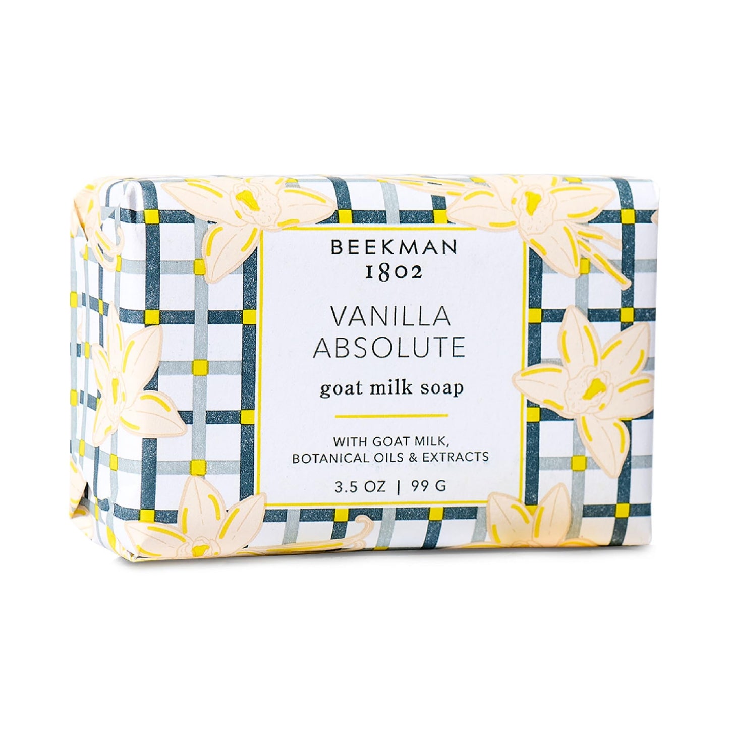 Beekman 1802 Goat Milk Body Soap Bar 3-Piece Set, Sunshine Lemon - Scented - 3.5 oz - Nourishes, Moisturizes & Hydrates - 100% Vegetable Soap with Lactic Acid - Good for Sensitive Skin - Cruelty Free