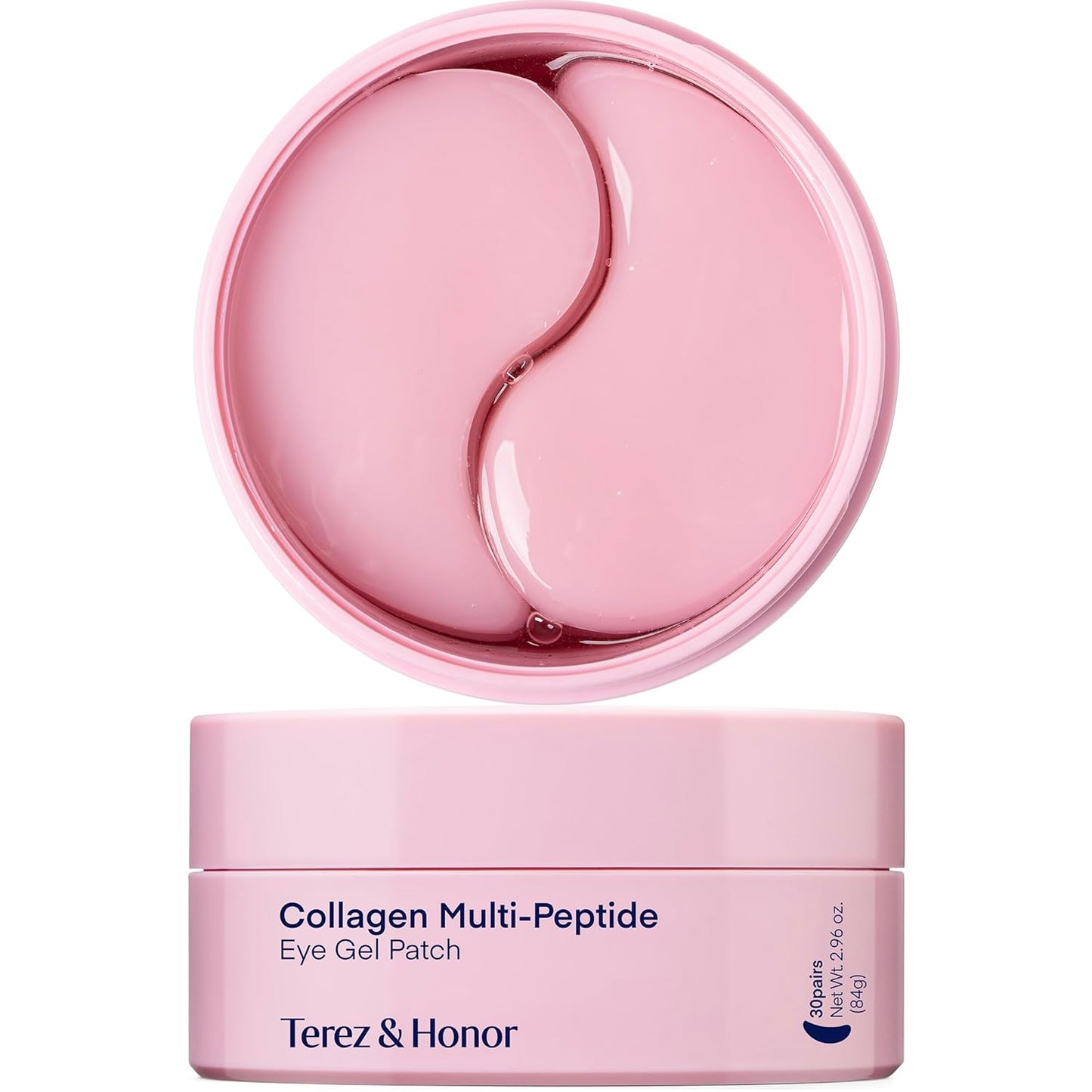 Peptide Collagen Under Eye Patches: Hydrogel Mask for Puffy Eyes, Dark Circles, Wrinkles, Fine Lines & Undereye Bags - Korean Skin Care Deep Hydrating & Firming Eye Treatment Gel Pads, 30 Pairs
