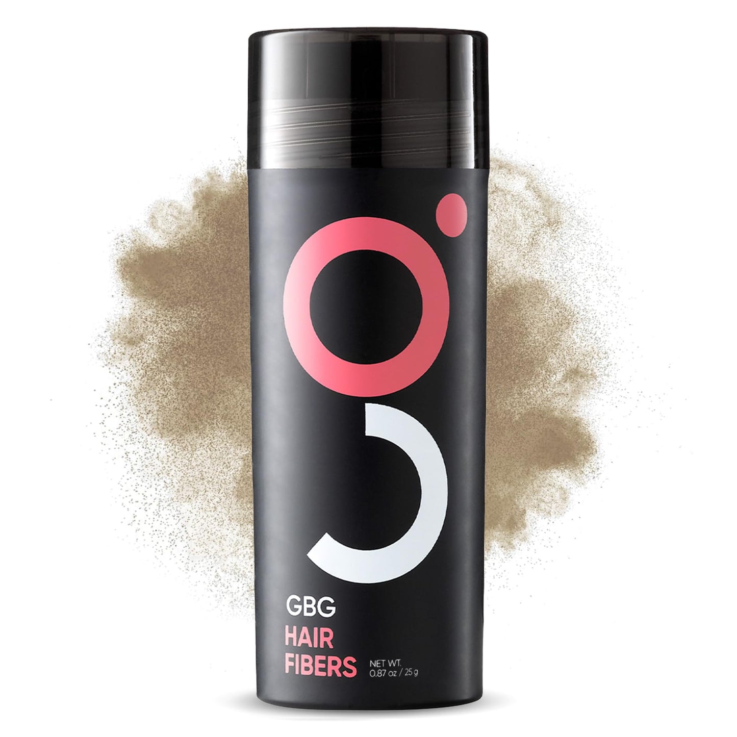 GBG Hair Fibers for Thinning Hair & Bald Spots (Medium Brown) - 25g Bottle - Conceals Hair Loss - Instant Cover Up & Volume in 30 Seconds, Hair Powder for Women & Men - Cruelty Free