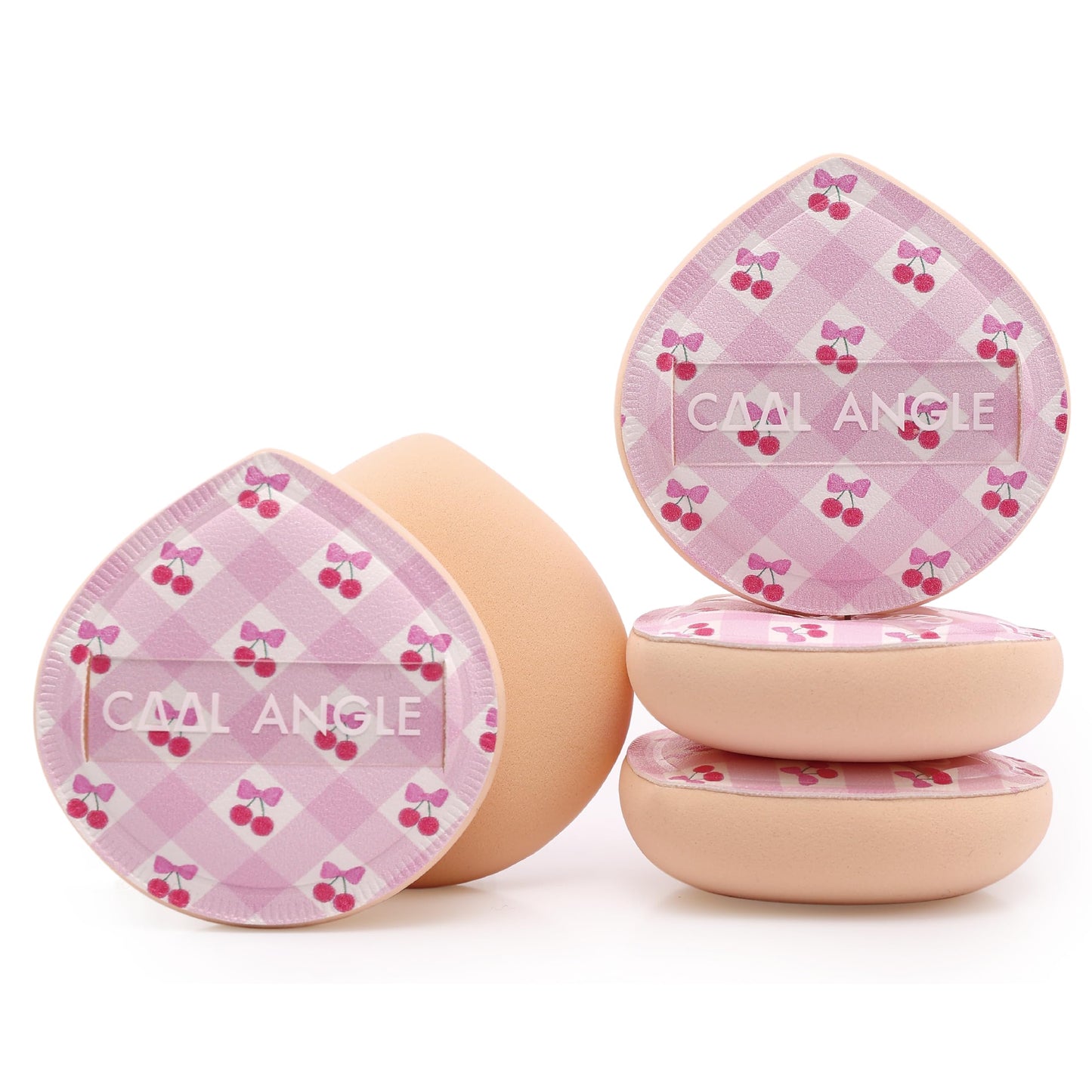 5Pcs Makeup Sponge For Foundation Concealer And Powder, Latex Free Blender Sponge For Natural And Easy Makeup Soft Long-lasting And Beginner-friendly, Green, Medium