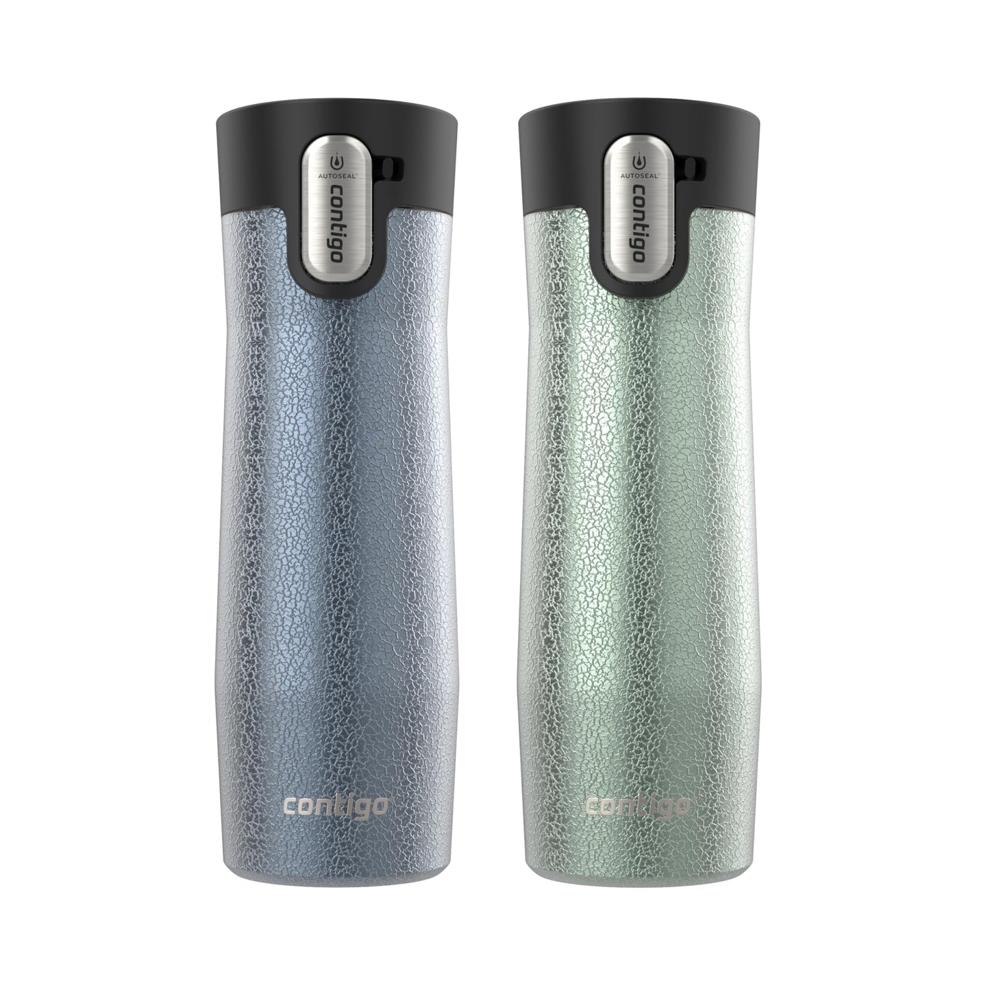 Contigo West Loop Stainless Steel Travel Mug with AUTOSEAL Lid, 16oz., Stainless Steel/Black