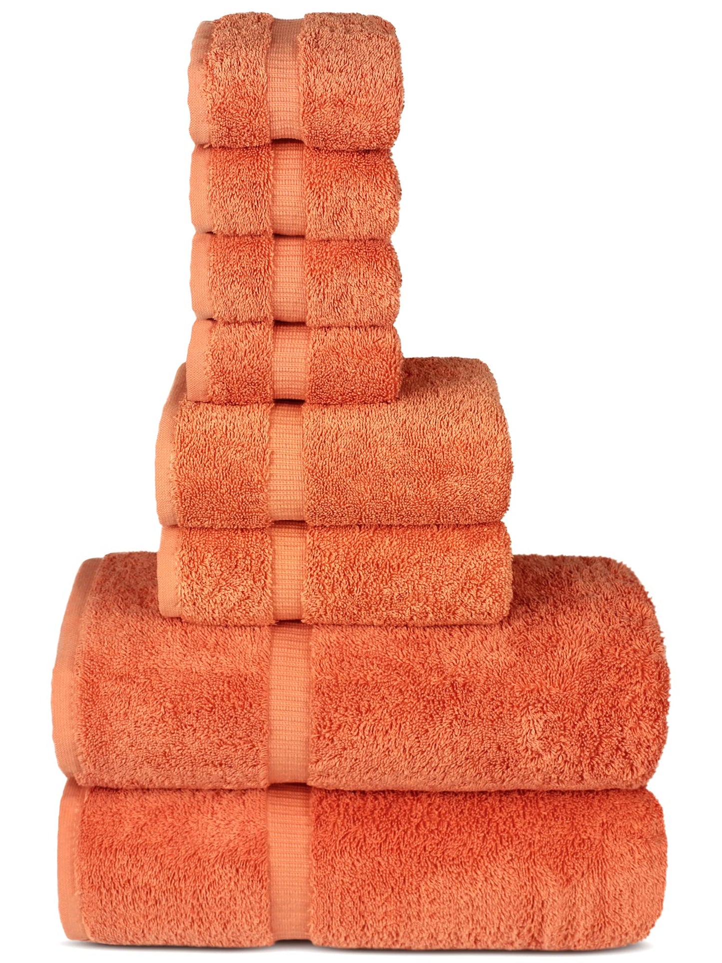 Chakir Turkish Linens | Hotel & Spa Quality 100% Cotton Premium Turkish Towels | Soft & Absorbent (4-Piece Bath Towels, Dark Gray)