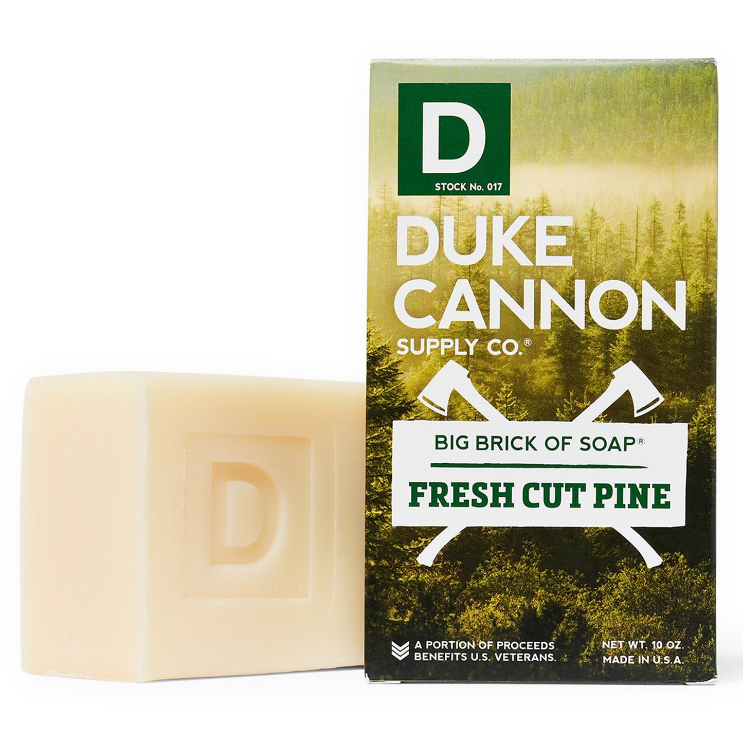 Duke Cannon Supply Co. Big Brick of Bay Rum Soap, 10 oz - Superior Grade Men's Soap with Aromatic Summer Scent of Citrus Musk, Cedarwood and Island Spice
