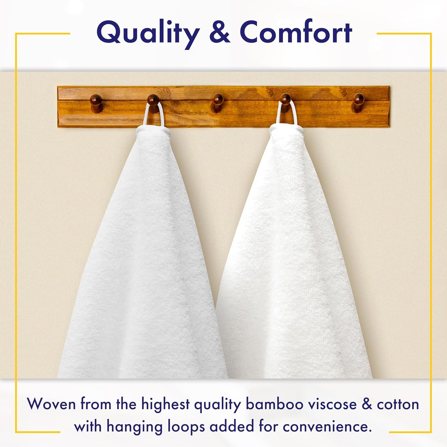 Ultra Soft & Plush Viscose from Bamboo Bath Sheets - 700 GSM Pack of 2 - Extra Large 70x35 in - Super Absorbent & Quick Drying (Pewter Grey)