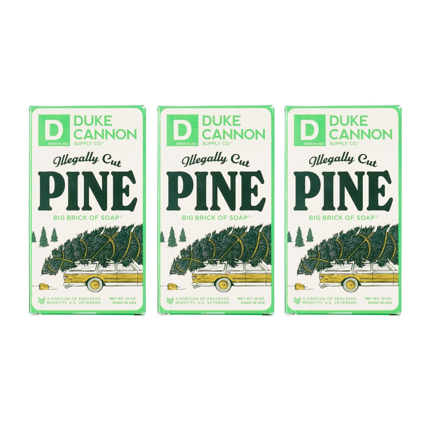 Duke Cannon Supply Co. Big Lump of Coal Soap Bar for Men Holiday Edition (Bergamot & Black Pepper Scent) Extra Large, Paraben-free, All Skin Types, 10 oz. (3 Pack)