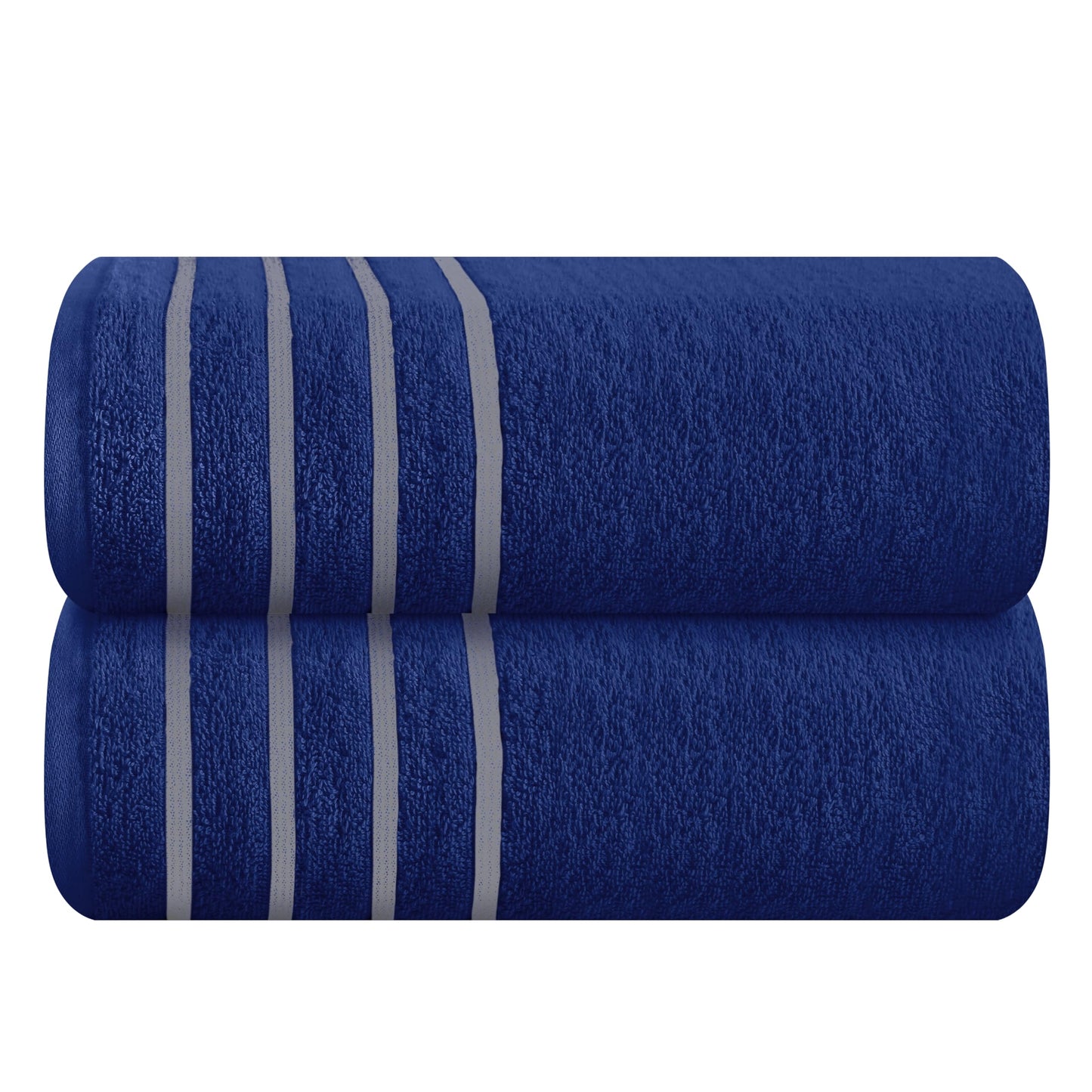 MyOwn Cotton 2 Pack Oversized Bath Towel Set 28x55 inches, Large Bath Towels, Ultra Absorbant Compact Quickdry & Lightweight Towel, Ideal for Gym Travel Camp Pool - Coral Orange, 71617