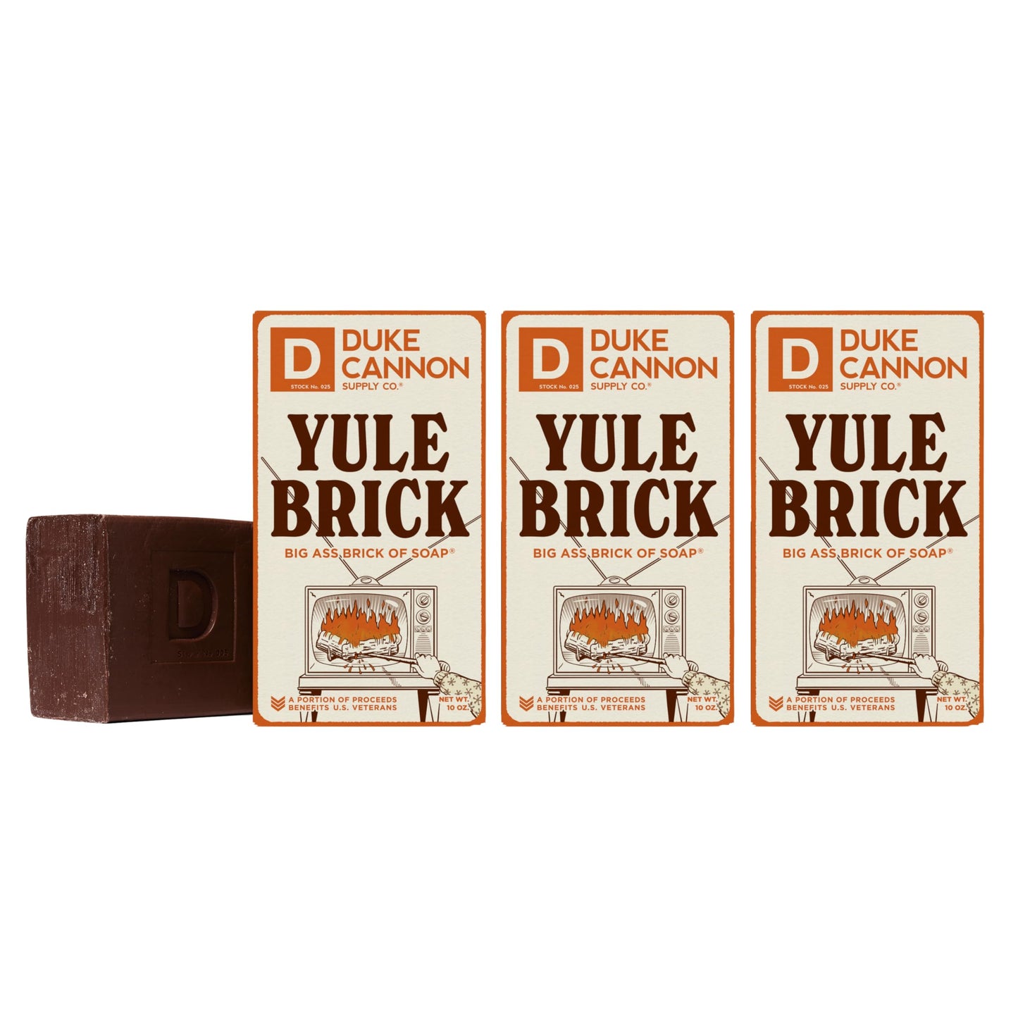 Duke Cannon Supply Co. Big Lump of Coal Soap Bar for Men Holiday Edition (Bergamot & Black Pepper Scent) Extra Large, Paraben-free, All Skin Types, 10 oz. (3 Pack)