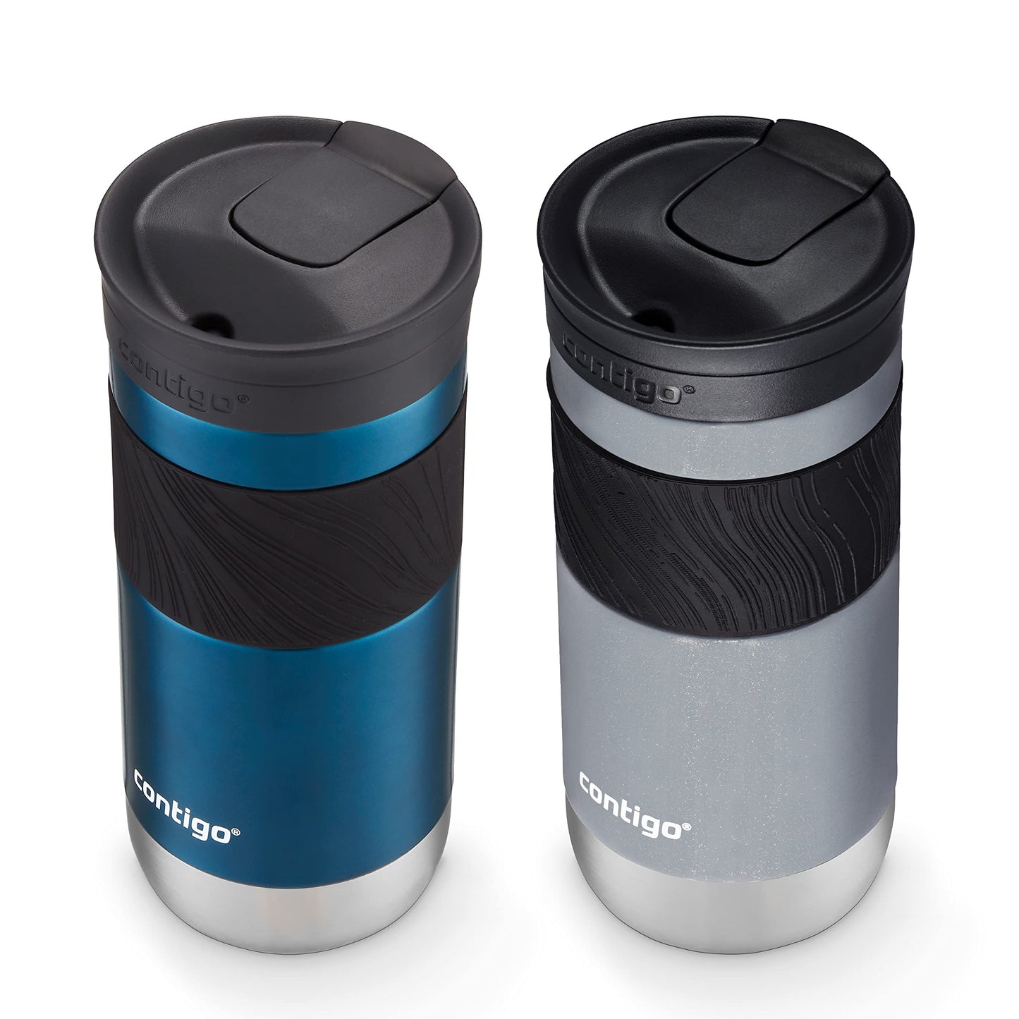 Contigo Byron Vacuum-Insulated Stainless Steel Travel Mug, 20oz - Leak-Proof Lid, BPA-Free, Blue Corn - Perfect Reusable Cup for Coffee or Water; hot and cold beverage holder