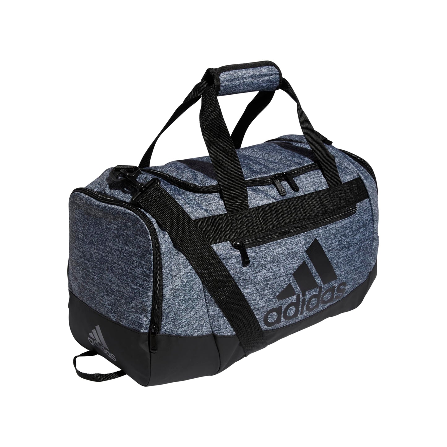 adidas Unisex Defender 4.0 Gym Duffel Bag for Men and Women, Black/White, Small (38L)