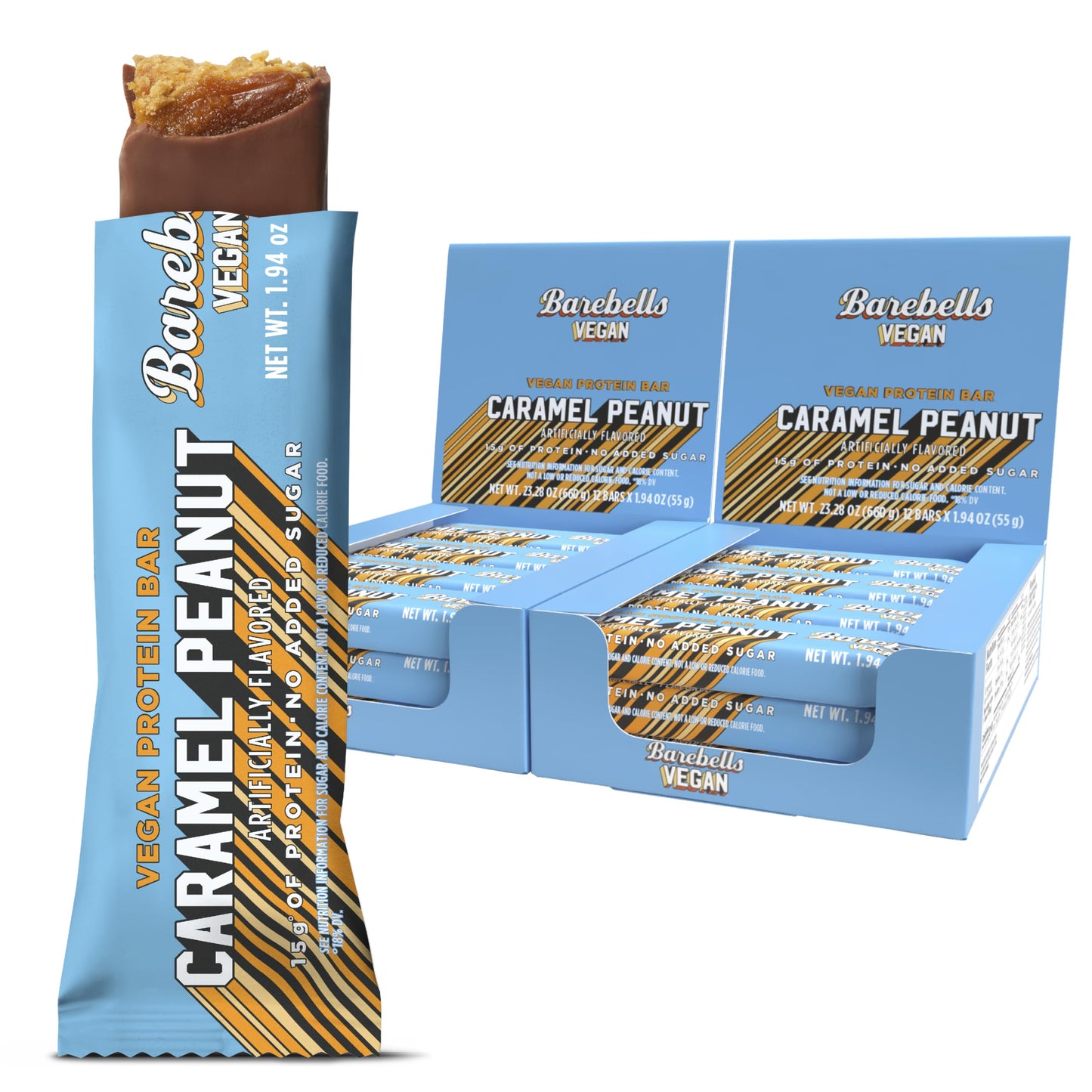 Barebells Protein Bars Variety Pack - 12 Count, 1.9oz Bars - Protein Snacks with 20g of High Protein - Chocolate Protein Bar with 1g of Total Sugars - Perfect on The Go Protein Snack & Breakfast Bars