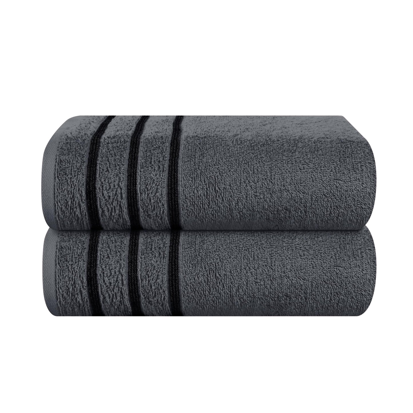 MyOwn Cotton 2 Pack Oversized Bath Towel Set 28x55 inches, Large Bath Towels, Ultra Absorbant Compact Quickdry & Lightweight Towel, Ideal for Gym Travel Camp Pool - Coral Orange, 71617