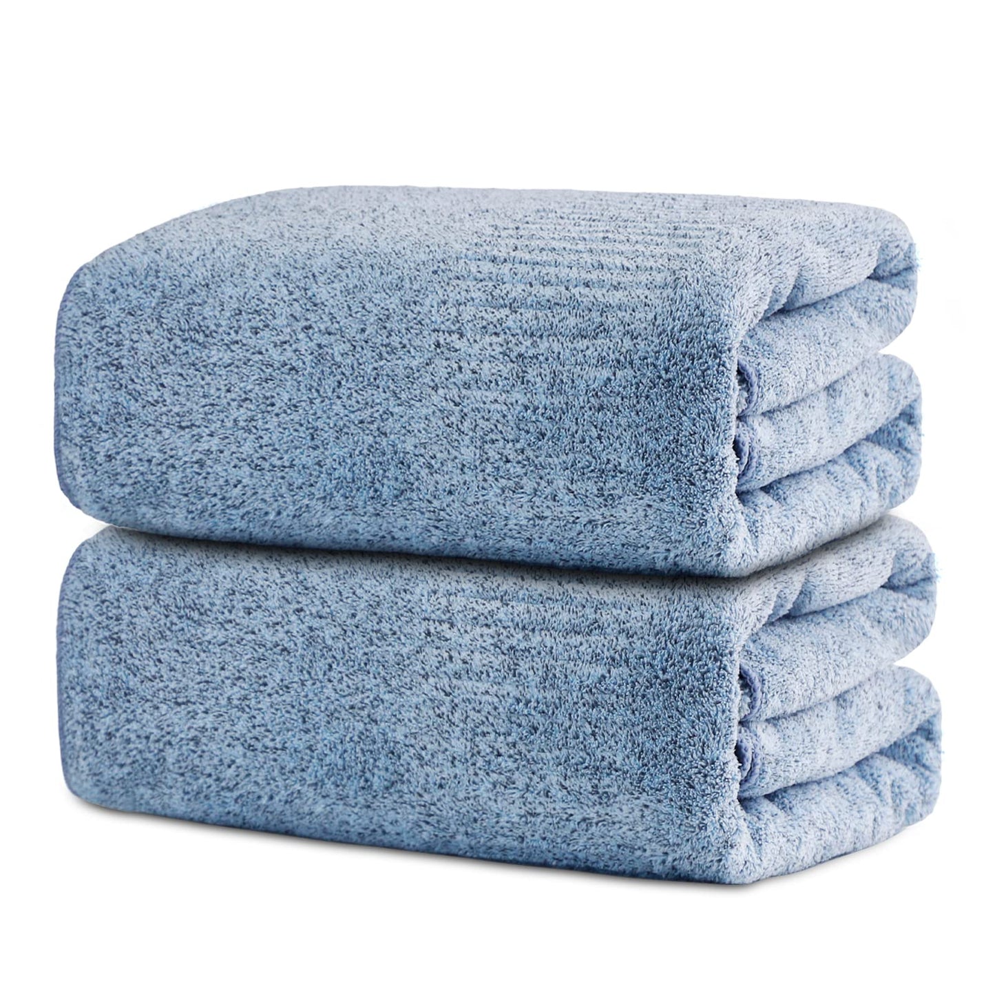 Bath Towels 4 Pack Large Bathroom Bamboo Viscose Towels 35” x 63” Plush Soft Bath Towel for Shower Extra Absorbent Jumbo Bath Sheet - Multipurpose Use as Sports, Travel, Fitness, Yoga (Purple)
