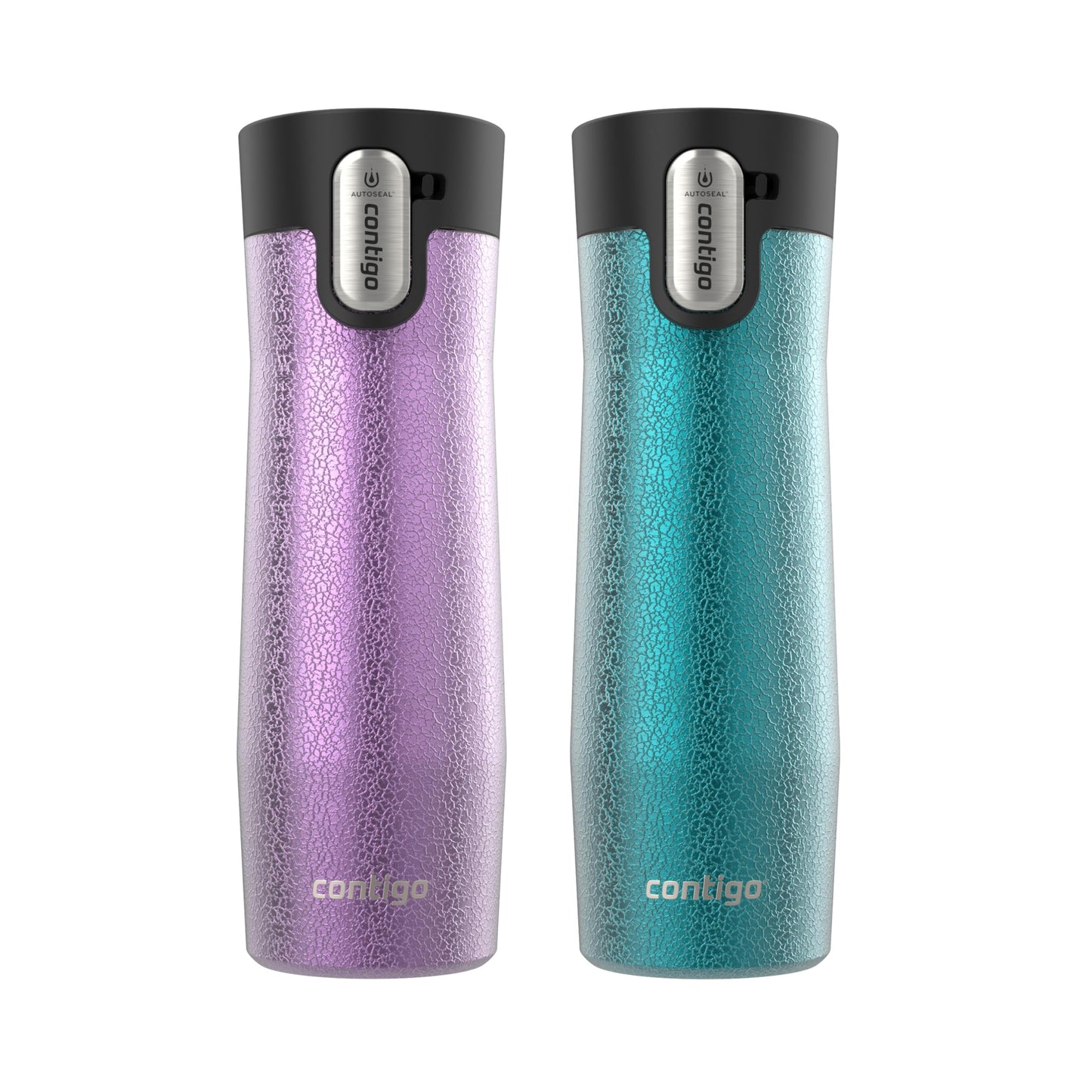 Contigo West Loop Stainless Steel Travel Mug with AUTOSEAL Lid, 16oz., Stainless Steel/Black