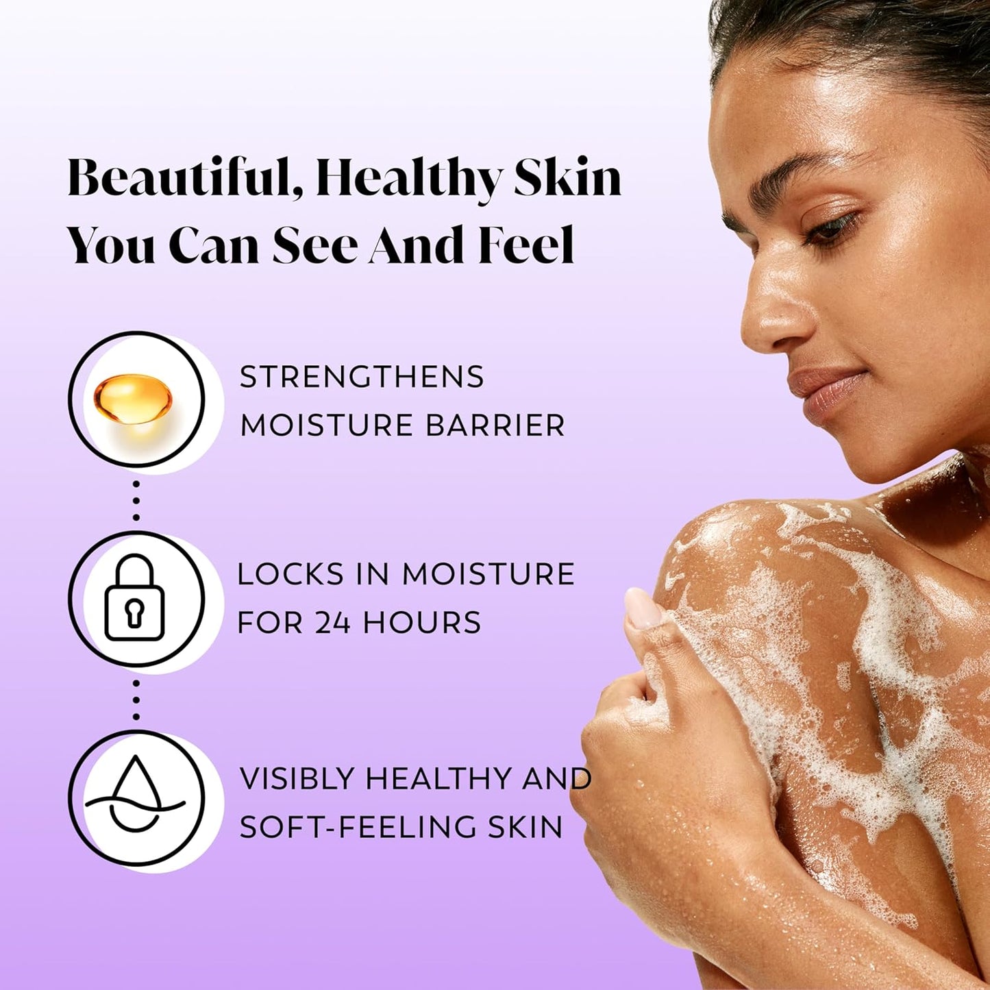 Olay Body Wash for Women, Age Defying with Vitamin E, 24hr Moisturizing, Hydrating & Refreshing, B3 Vitamin Complex, Free of Parabens & Phthalates, For All Skin Types, Scented, 22 fl oz (Pack of 4)