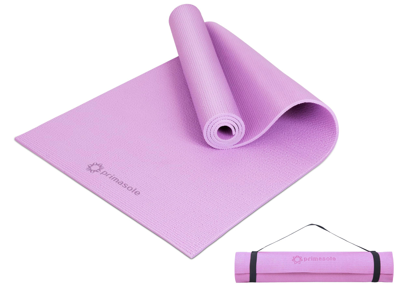 Yoga Mat with Carry Strap for Yoga Pilates Fitness and Floor Workout at Home and Gym Non-slip 9 colors