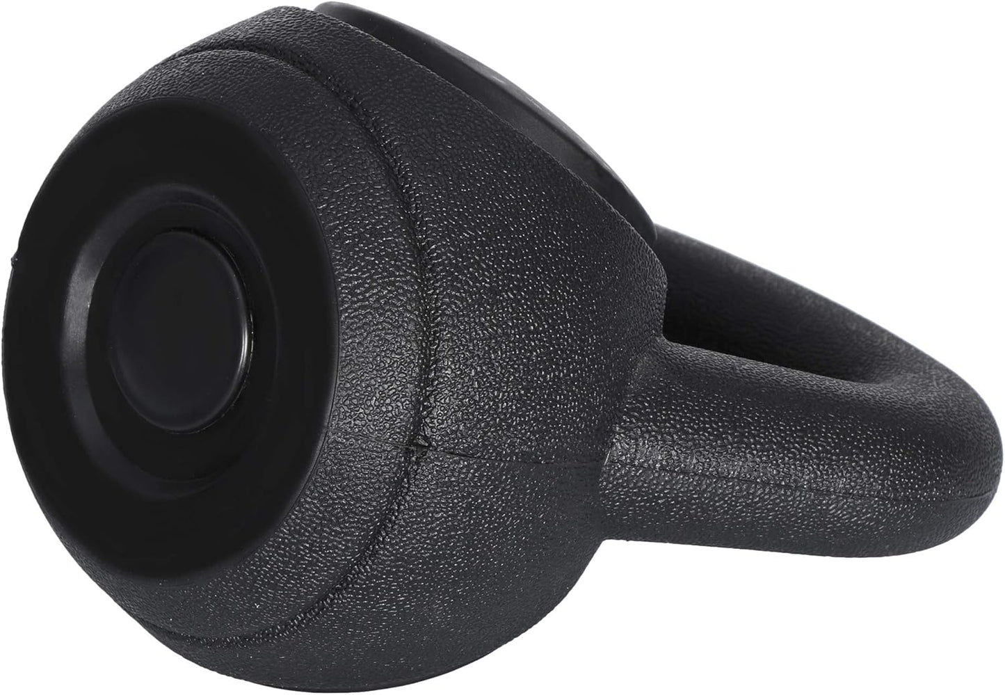 3-Piece Kettlebell Set with Storage Rack, Wide Grip Strength Training kettlebells, 5 lbs 10 lbs 15 lbs, Exercise Fitness Concrete Weight, Full Body HIIT Workout
