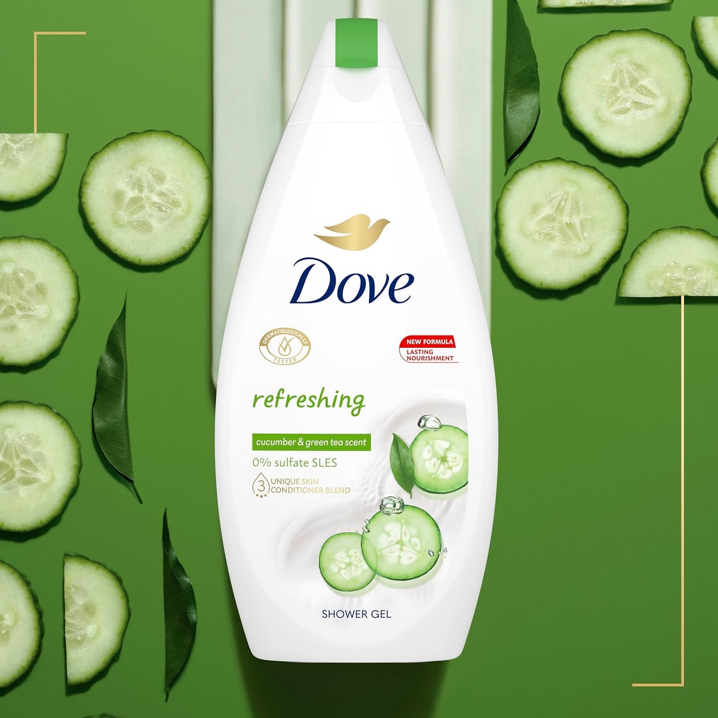 Dove Fresh Touch Shower Gel 16.9oz (500ml)