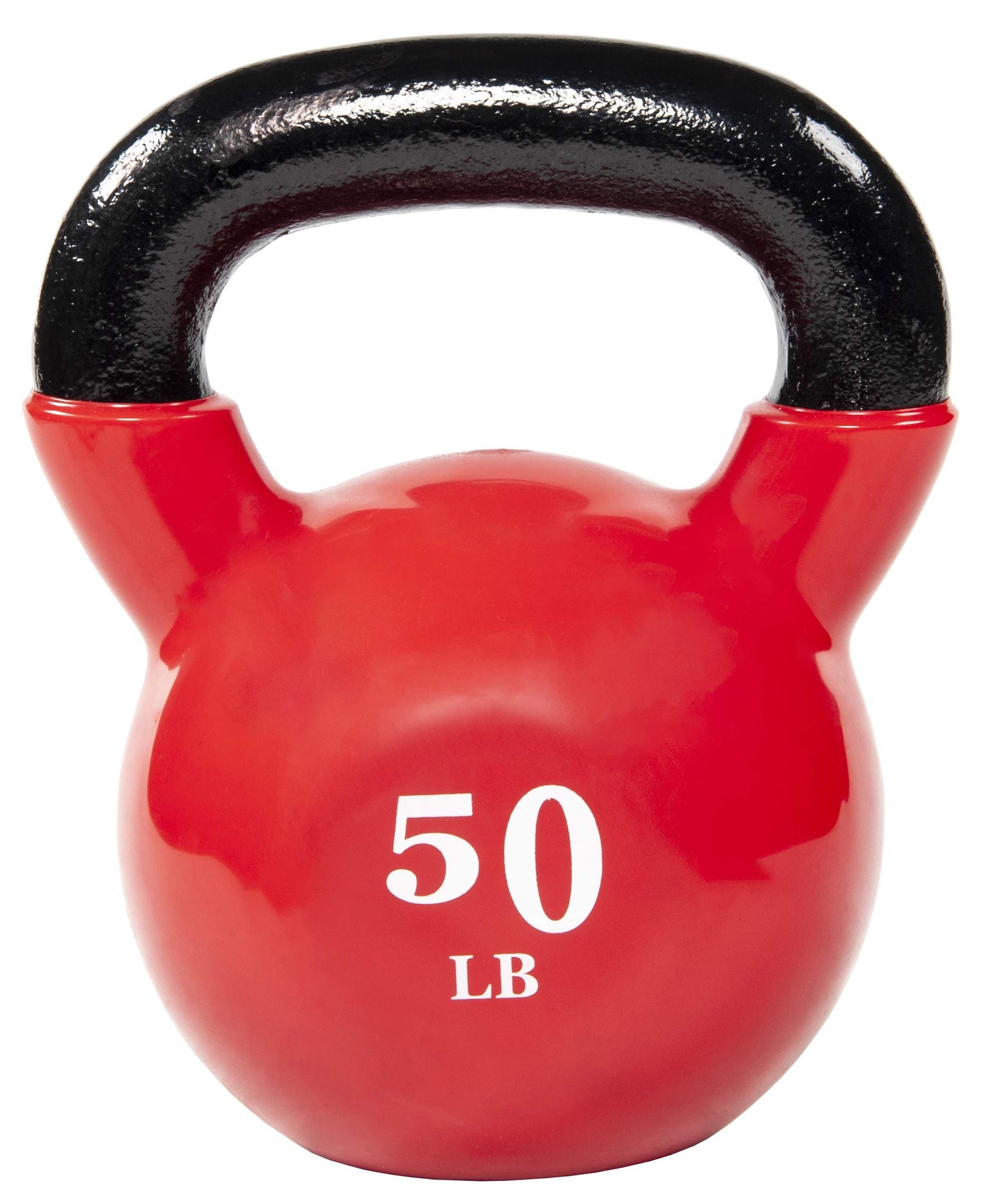 All-Purpose Color Vinyl Coated Kettlebell, 5-50 Pounds
