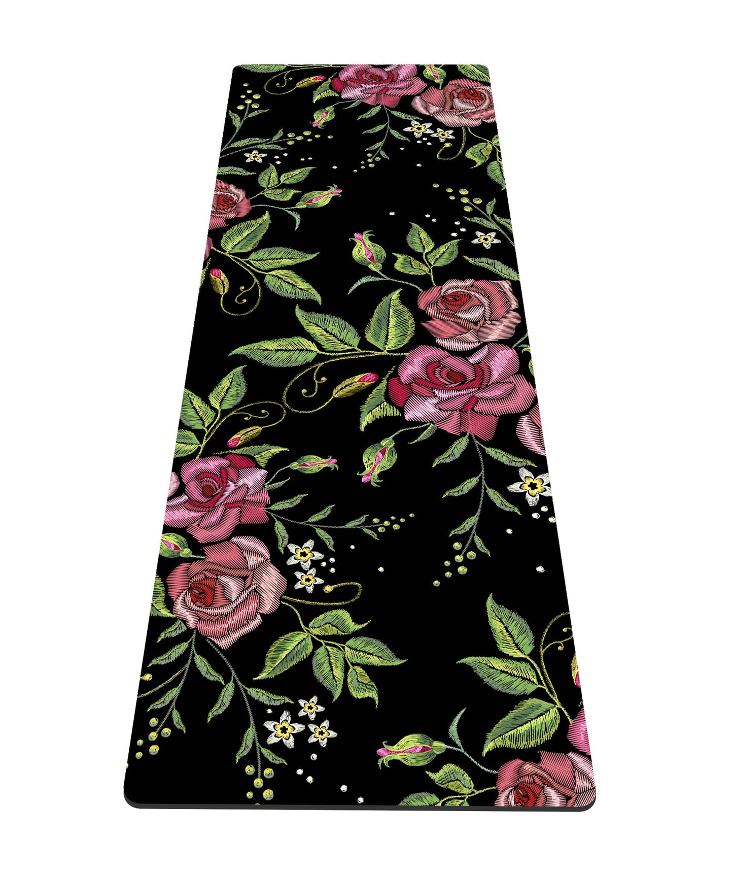 nuveti Yoga Mat Print Extra Thick TPE Non Slip Fitness Exercise Mat with Carrying Bag,72"x24" Extra Thick 6MM Exercise & Workout Mat for Yoga, Pilates Fitness and Floor Exercises