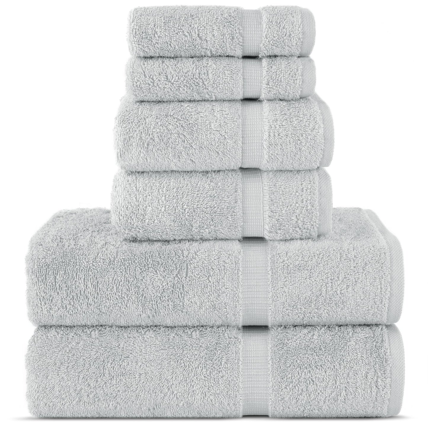 Chakir Turkish Linens | Hotel & Spa Quality 100% Cotton Premium Turkish Towels | Soft & Absorbent (4-Piece Bath Towels, Dark Gray)
