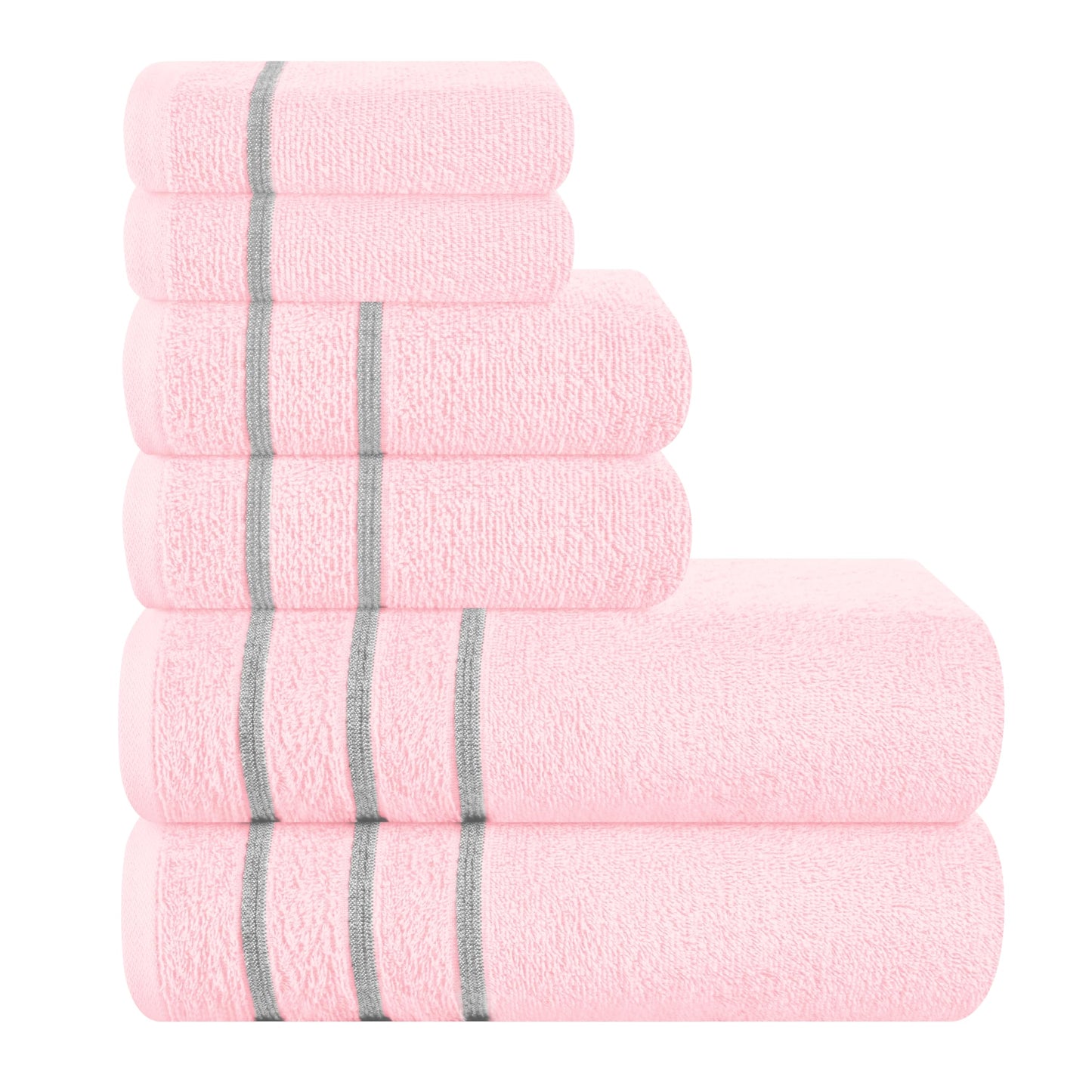 MyOwn Cotton 2 Pack Oversized Bath Towel Set 28x55 inches, Large Bath Towels, Ultra Absorbant Compact Quickdry & Lightweight Towel, Ideal for Gym Travel Camp Pool - Coral Orange, 71617