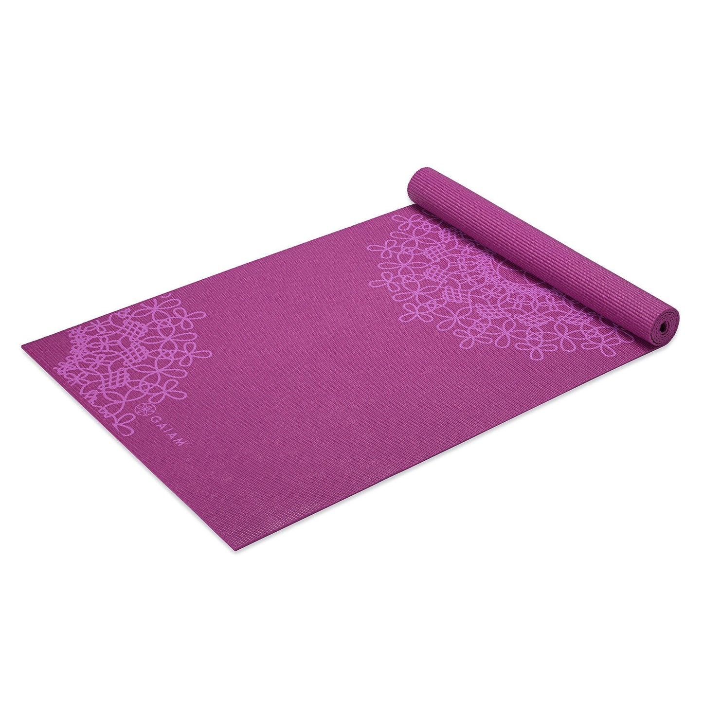 Gaiam Print Yoga Mat, Non Slip Exercise & Fitness Mat for All Types of Yoga, Pilates & Floor Exercises