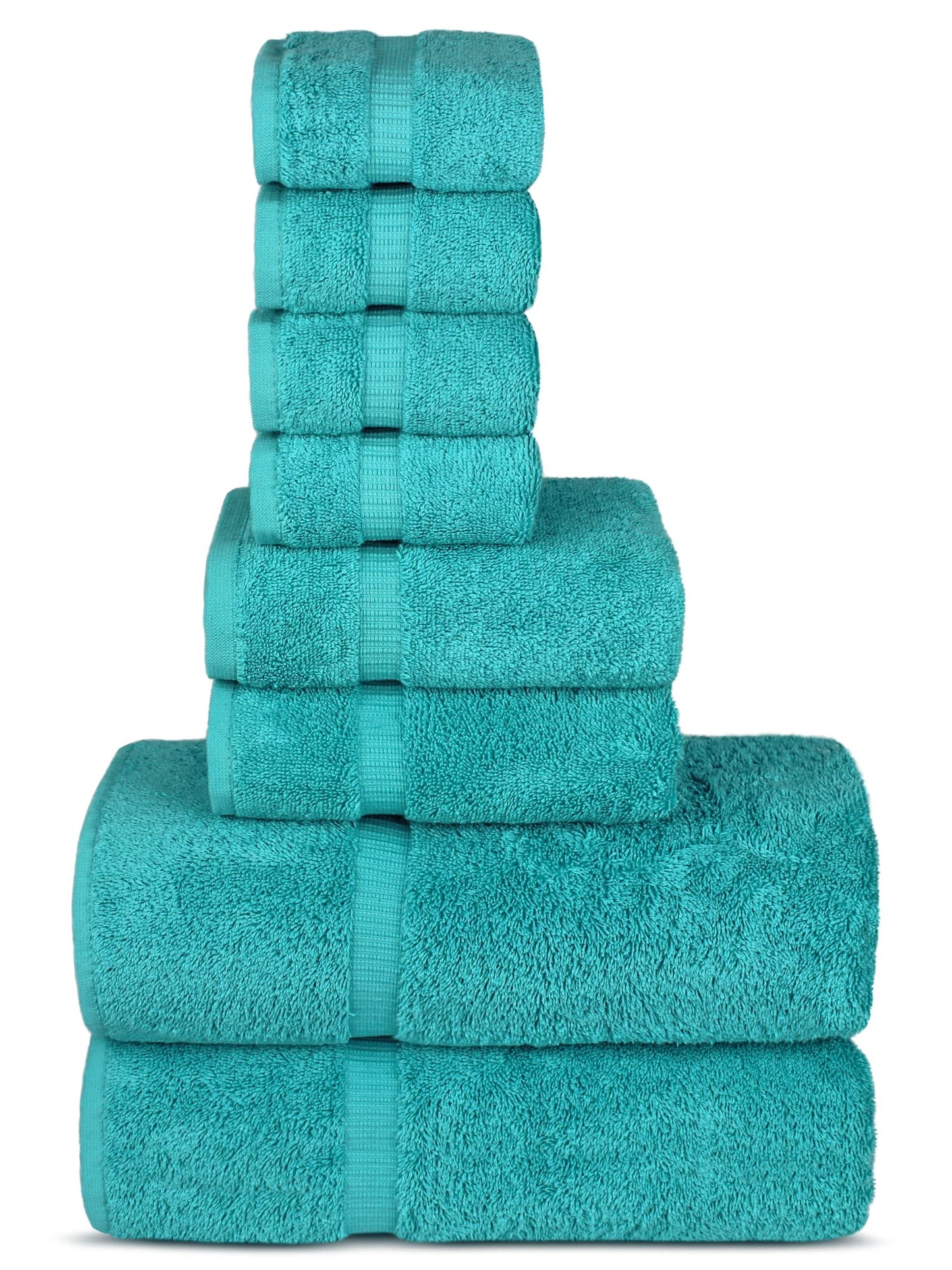 Chakir Turkish Linens | Hotel & Spa Quality 100% Cotton Premium Turkish Towels | Soft & Absorbent (4-Piece Bath Towels, Dark Gray)
