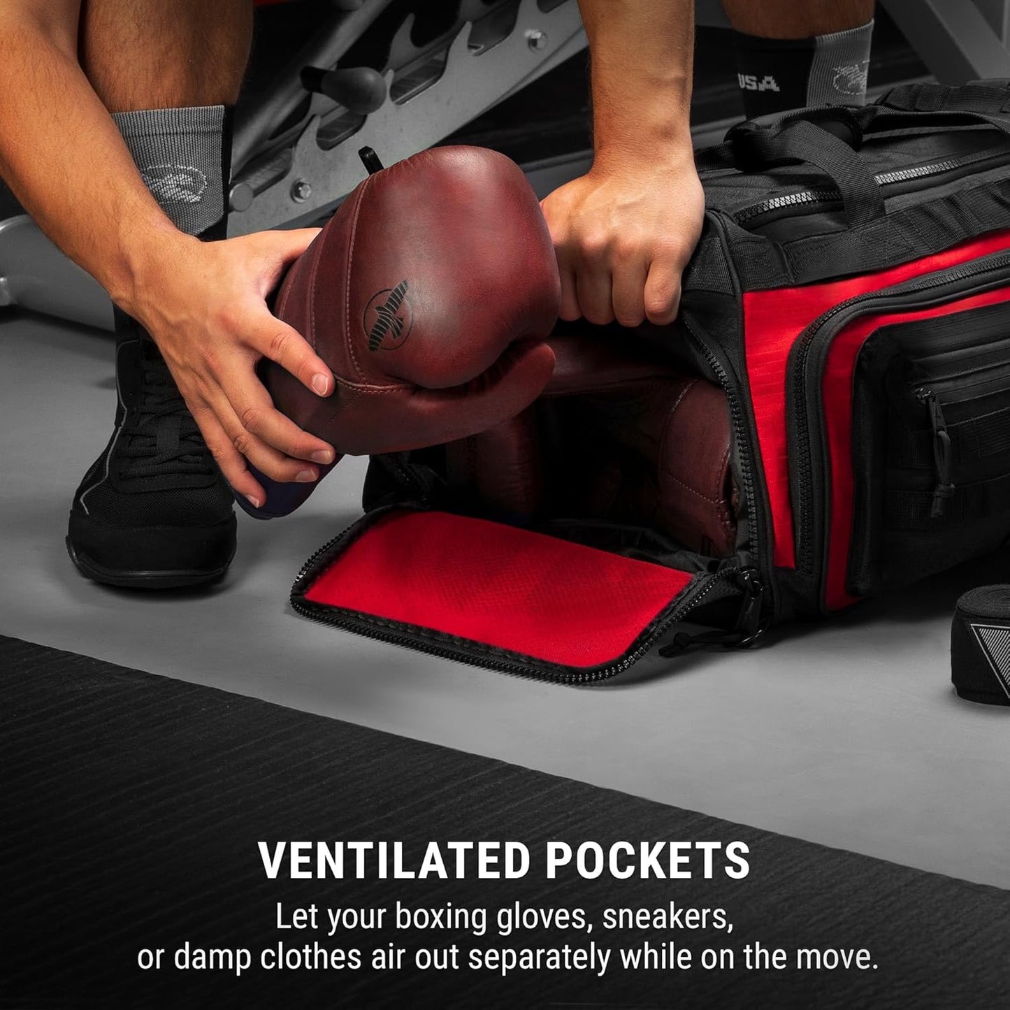 Hayabusa Marvel Hero Elite Deadpool Gym Bag Officially Licensed - 50 Liters