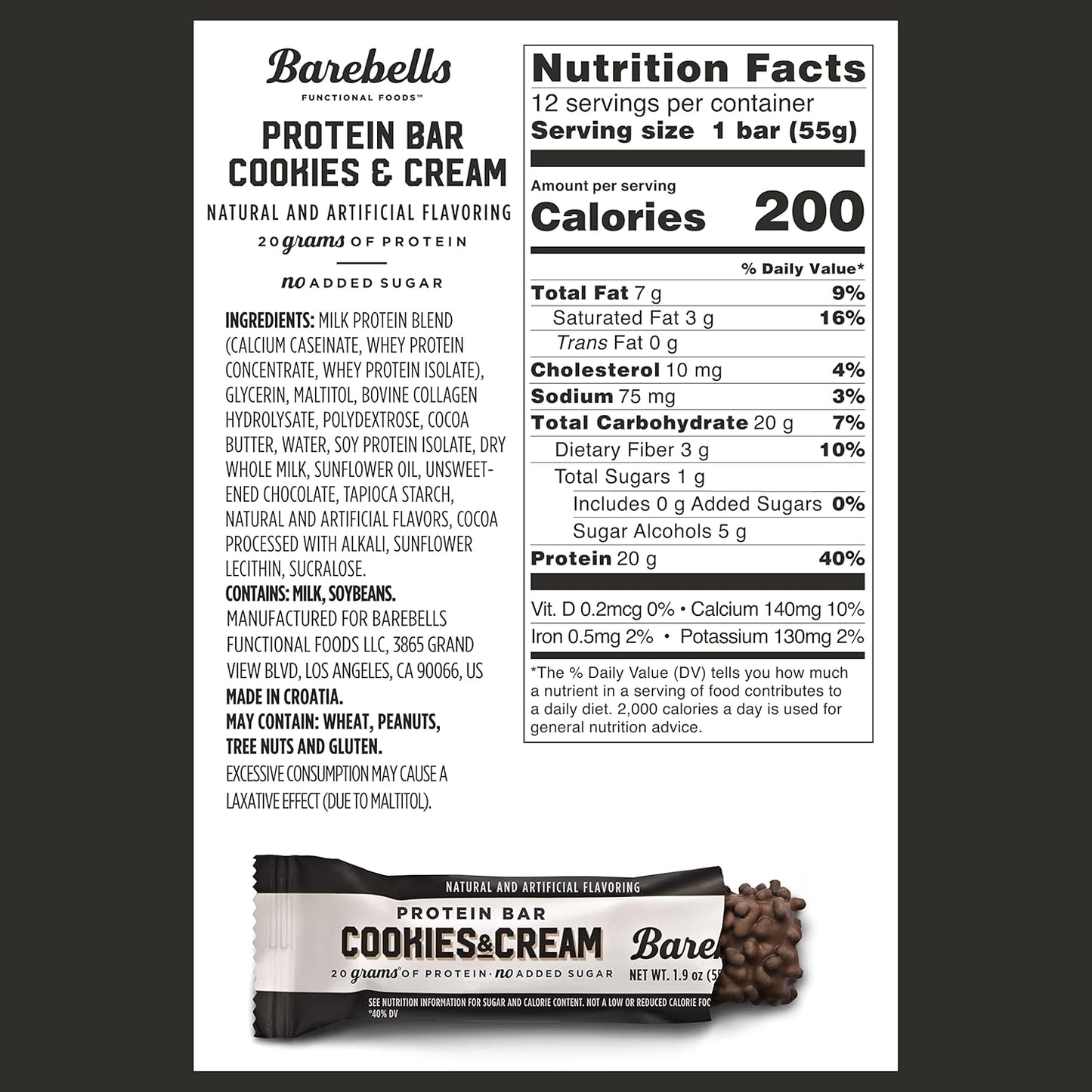 Barebells Caramel Cashew and Cookies & Cream - 24 Pack