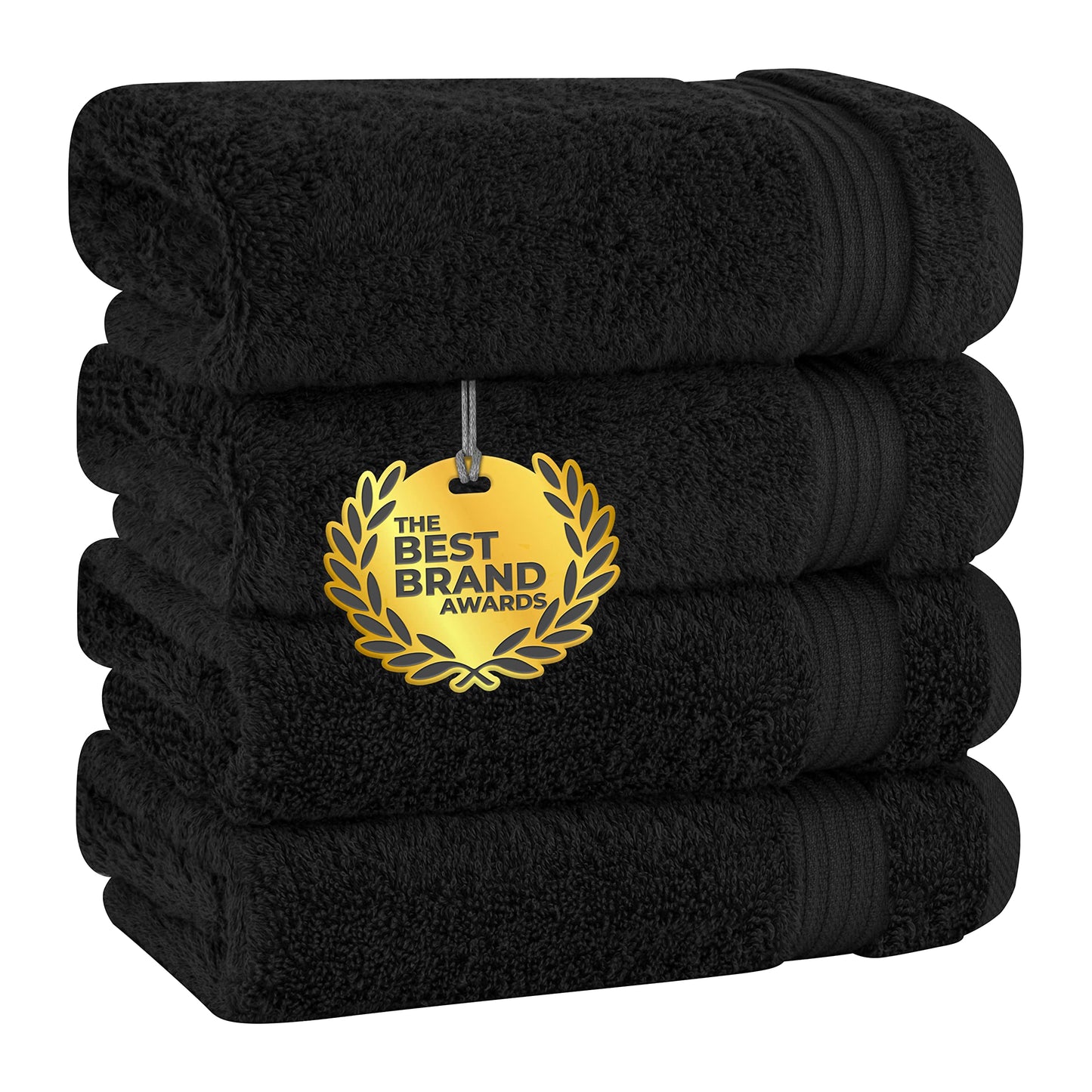Cotton Paradise 6 Piece Towel Set, 100% Cotton Soft Absorbent Turkish Towels for Bathroom, 2 Bath Towels 2 Hand Towels 2 Washcloths, Coral Towel Set