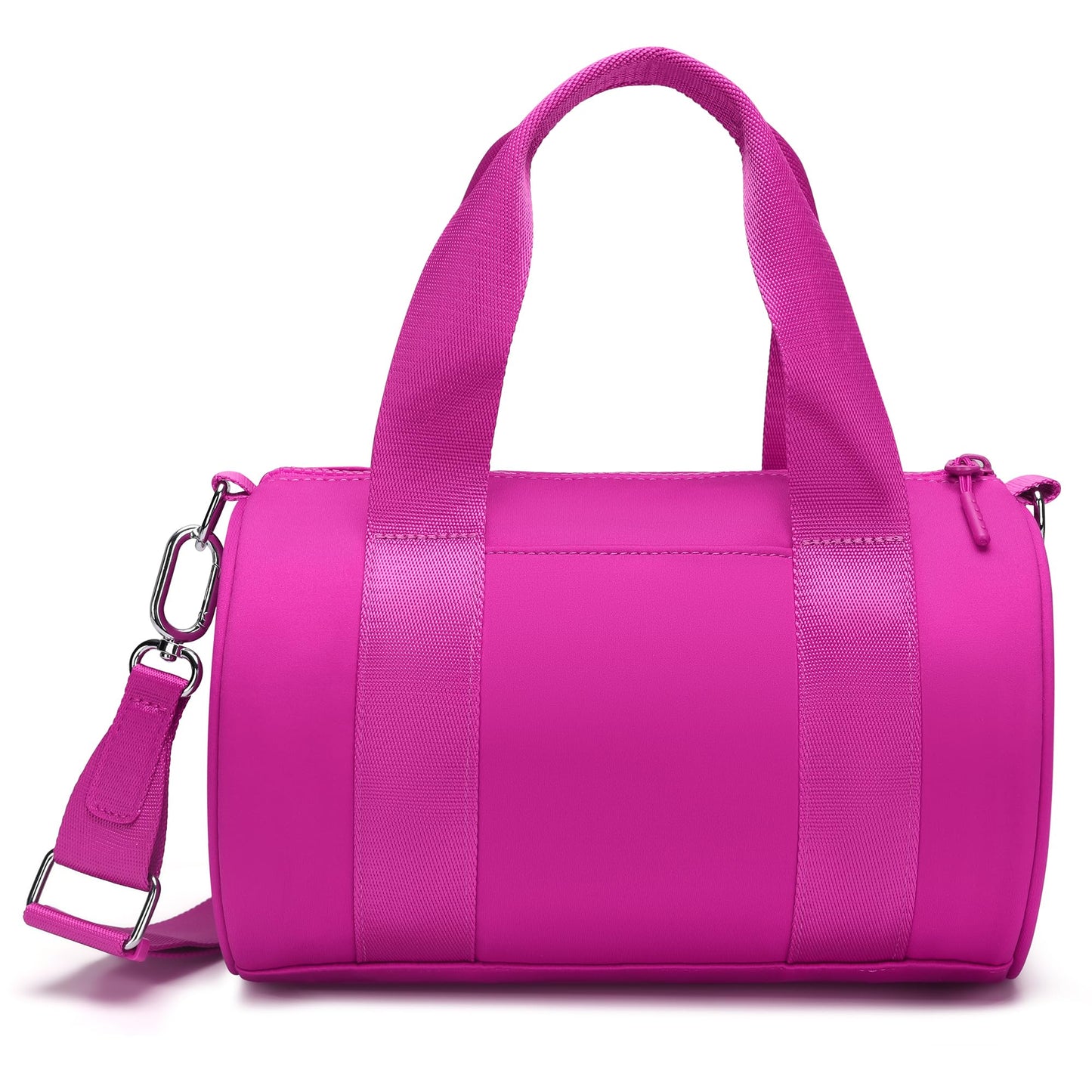 FODOKO Sports Small Gym Bag for Women, Travel Duffel Bags, Workout Yoga Tote, Cute Crossbody Women's Shoulder Handbags (Black)