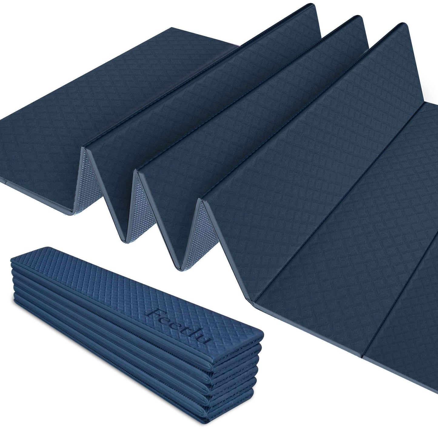 Foldable Yoga Exercise Mat – Lightweight, Anti-Slip, and Easy to Store for Yoga, Pilates, Home Workouts, and Floor Exercises
