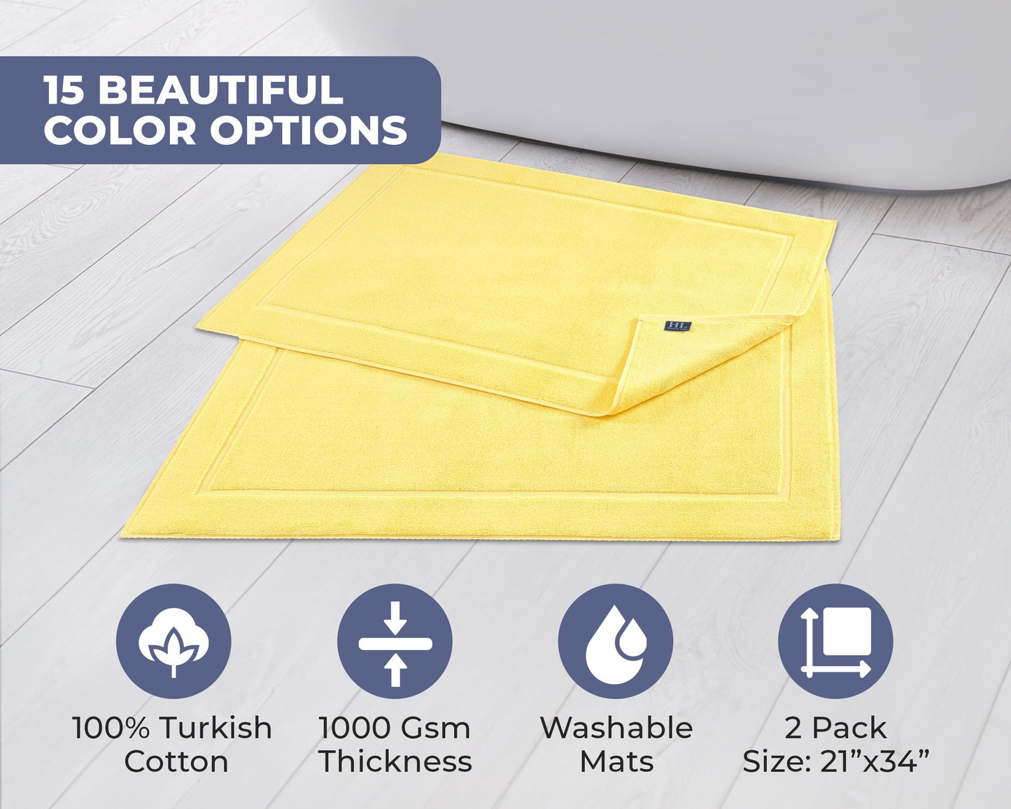 Hawmam Linen Coral Orange Bath Towels 4 Pack Soft and Absorbent, Premium Quality Perfect for Daily Use 100% Cotton Towel 600 GSM