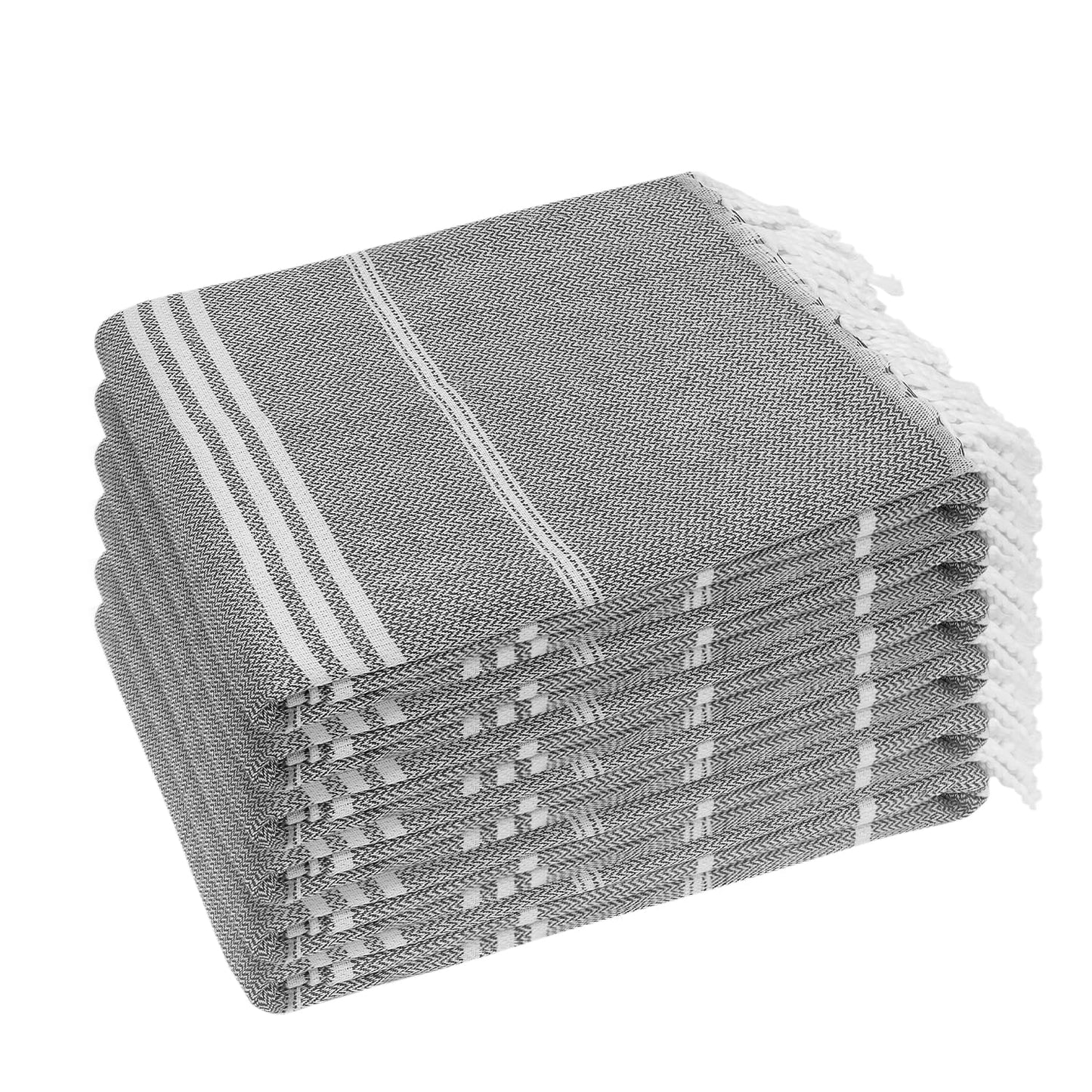 Turkish Beach Towel 6 Pack Beach Towels 36"x71" Beach Towel Oversized Sand Free Turkish Towel Quick Dry Bath Towels Teal