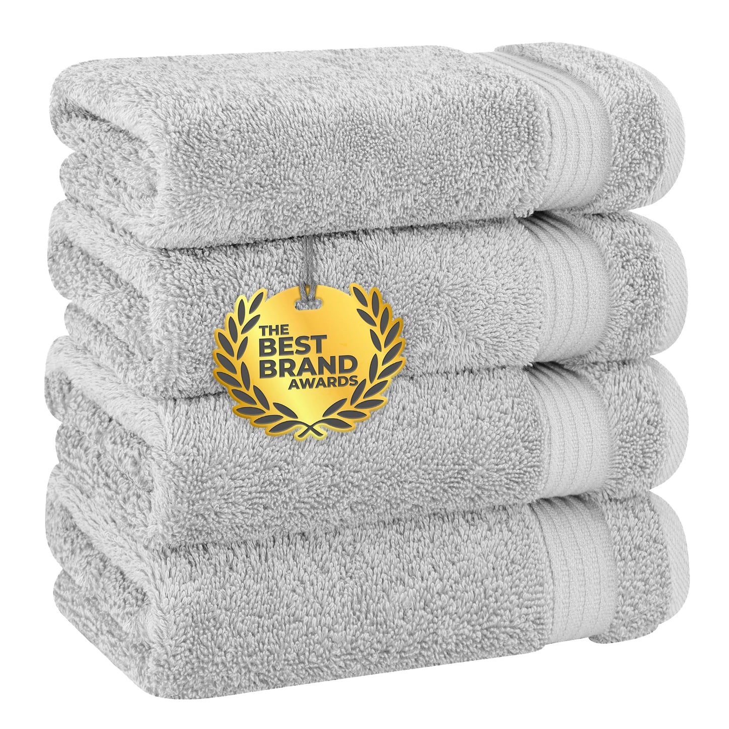 Cotton Paradise 6 Piece Towel Set, 100% Cotton Soft Absorbent Turkish Towels for Bathroom, 2 Bath Towels 2 Hand Towels 2 Washcloths, Red Towel Set