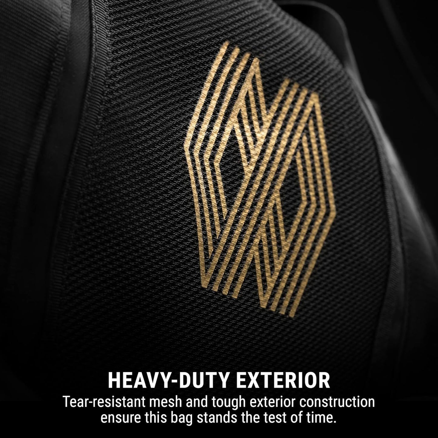 Hayabusa Mayweather Mesh Gym Bag - Black/Gold, 70L
