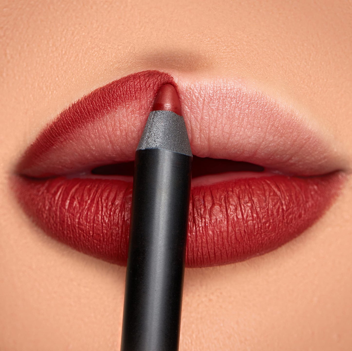 K7L Dark Pink Lip Crayon (Vegan) - Long Lasting and Waterproof - Buff