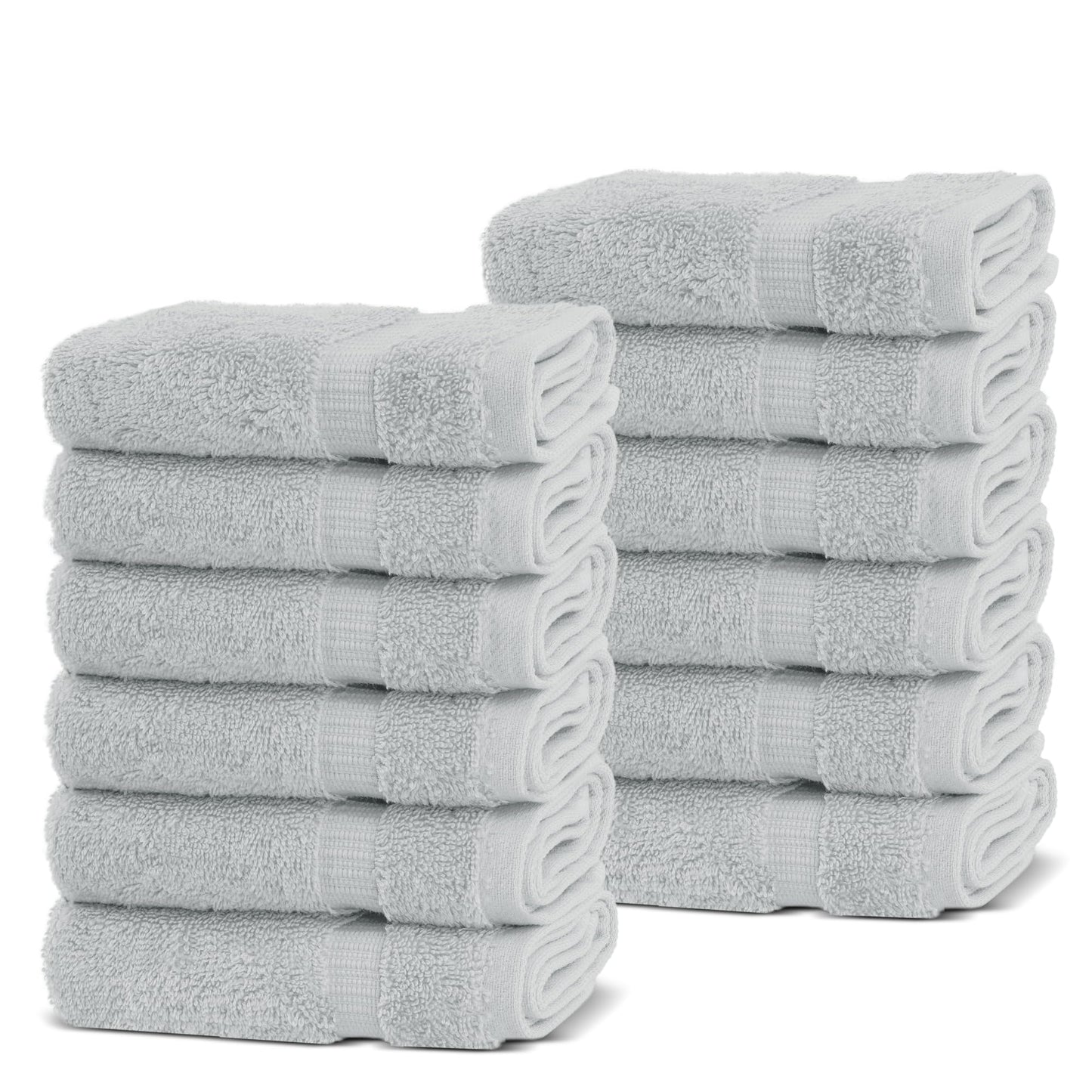 Chakir Turkish Linens | Hotel & Spa Quality 100% Cotton Premium Turkish Towels | Soft & Absorbent (4-Piece Bath Towels, Dark Gray)