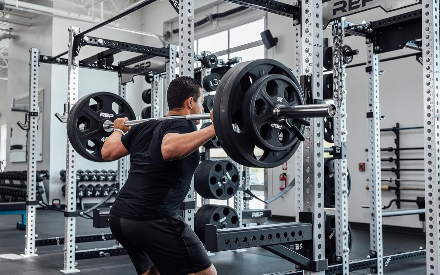 Rep Fitness Barbells- Choose between the Teton Training Barbell (15 or 20KG), Delta Mixed-Use Bar (20KG), Badlands Powerlifting Barbell (20KG)