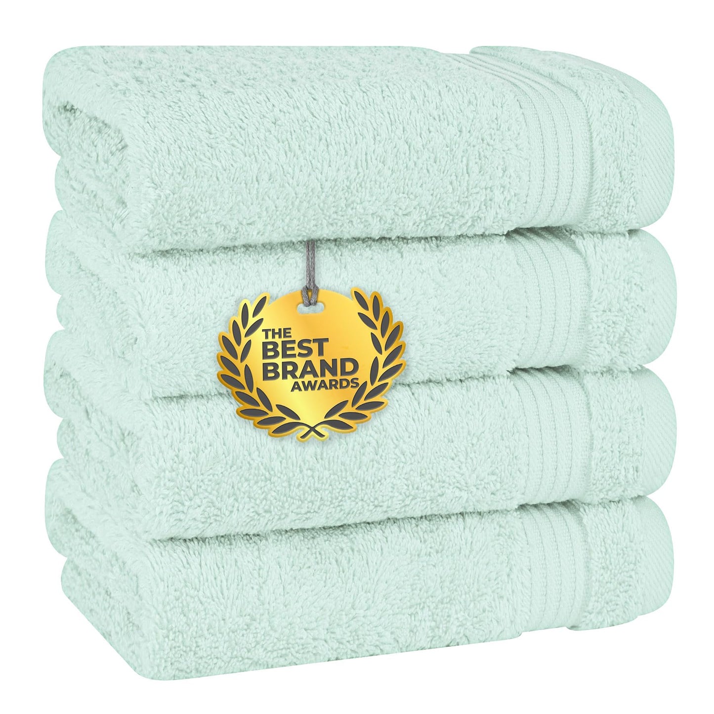 Cotton Paradise 6 Piece Towel Set, 100% Cotton Soft Absorbent Turkish Towels for Bathroom, 2 Bath Towels 2 Hand Towels 2 Washcloths, Lilac Towel Set