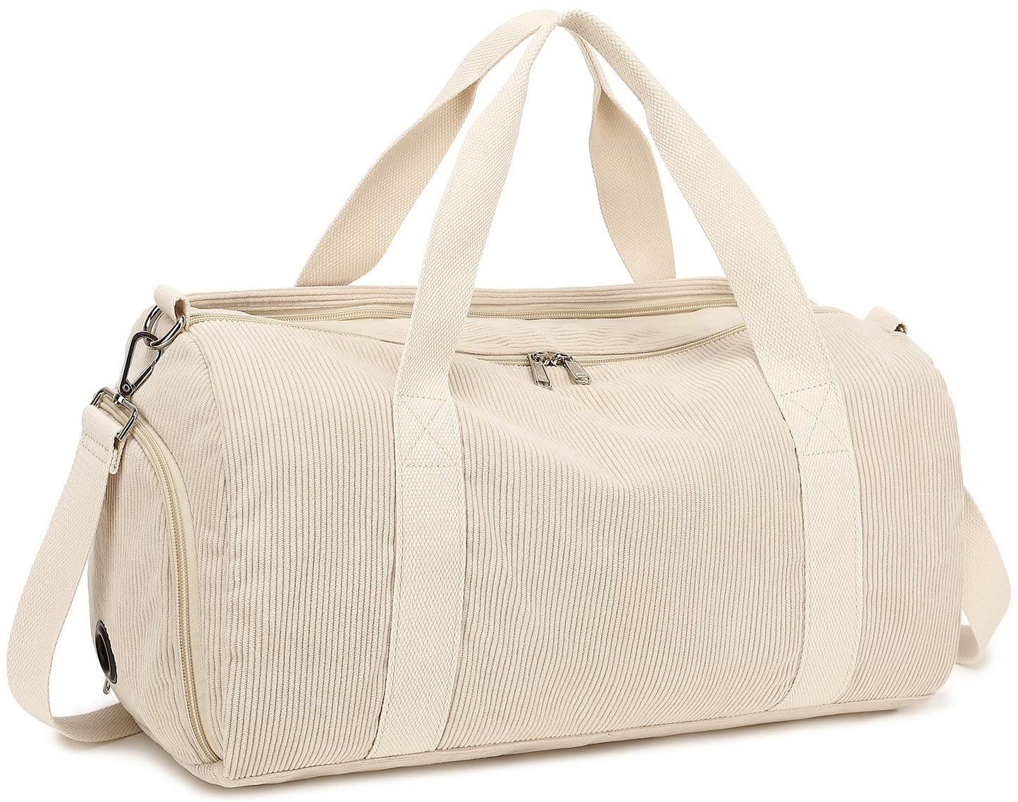 Duffle Bag for Gym Sports Women Girls Workout Travel Bag Weekender with Shoe Compartment and Wet Pocket
