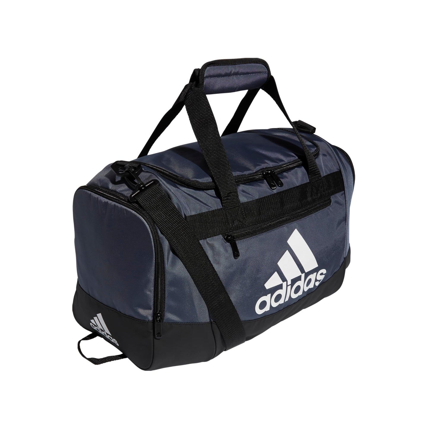 adidas Unisex Defender 4.0 Gym Duffel Bag for Men and Women, Black/White, Small (38L)
