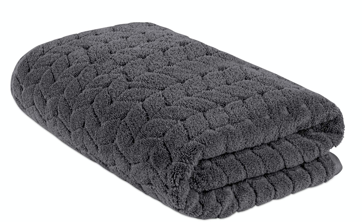 BAGNO MILANO Turkish Cotton Ultra-Soft Plush Absorbent Quick Dry Bathroom Towel Set, Made in Turkey (Petrol Blue, 6 pcs Towel Set)