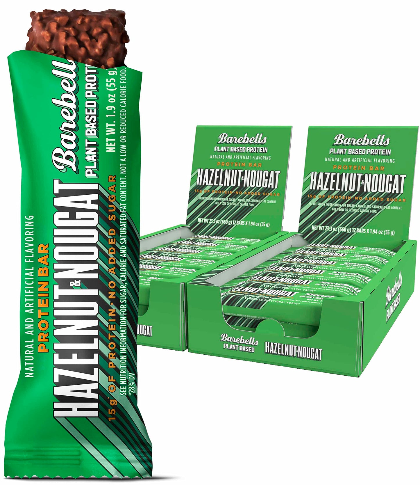 Barebells Protein Bars Variety Pack - 12 Count, 1.9oz Bars - Protein Snacks with 20g of High Protein - Chocolate Protein Bar with 1g of Total Sugars - Perfect on The Go Protein Snack & Breakfast Bars
