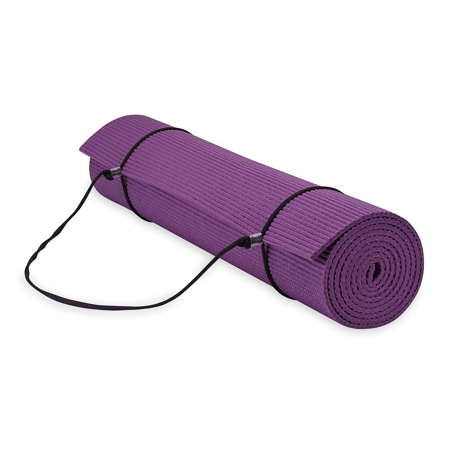 Gaiam Essentials Premium Yoga Mat with Yoga Mat Carrier Sling (72"L x 24"W x 1/4 Inch Thick)