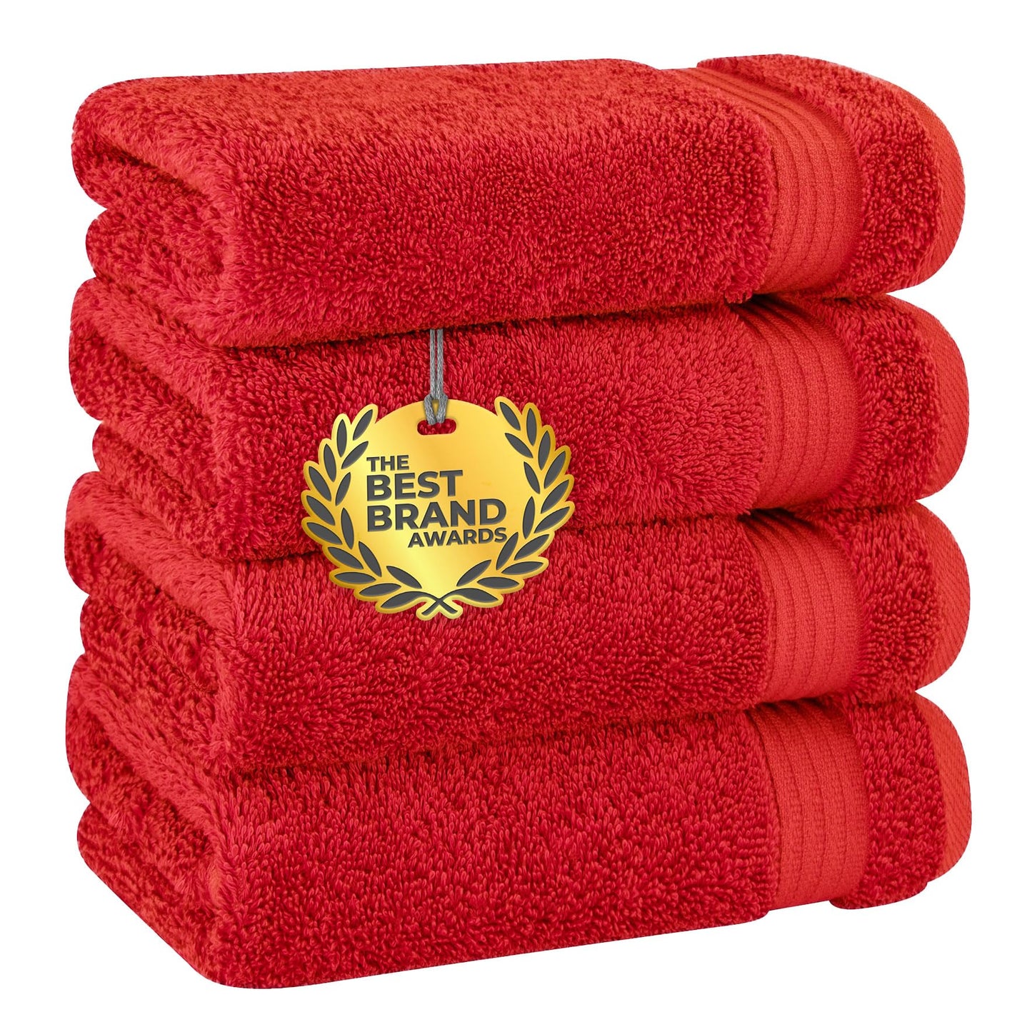 Cotton Paradise 6 Piece Towel Set, 100% Cotton Soft Absorbent Turkish Towels for Bathroom, 2 Bath Towels 2 Hand Towels 2 Washcloths, Lilac Towel Set